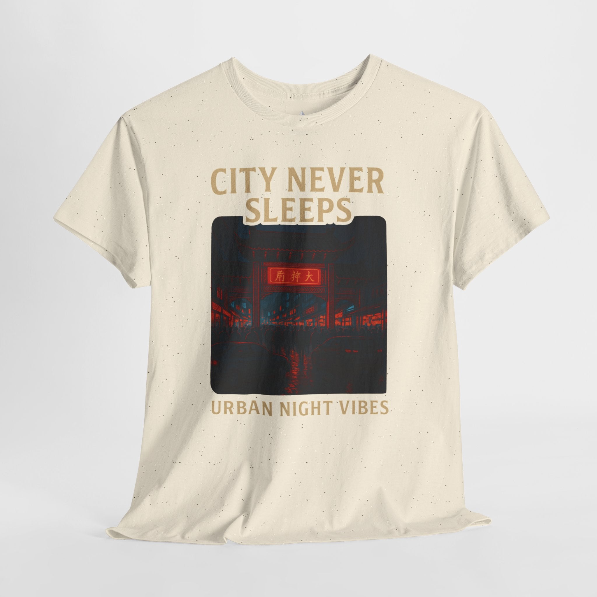 Urban City Night Vibes Unisex Heavy Cotton Tee