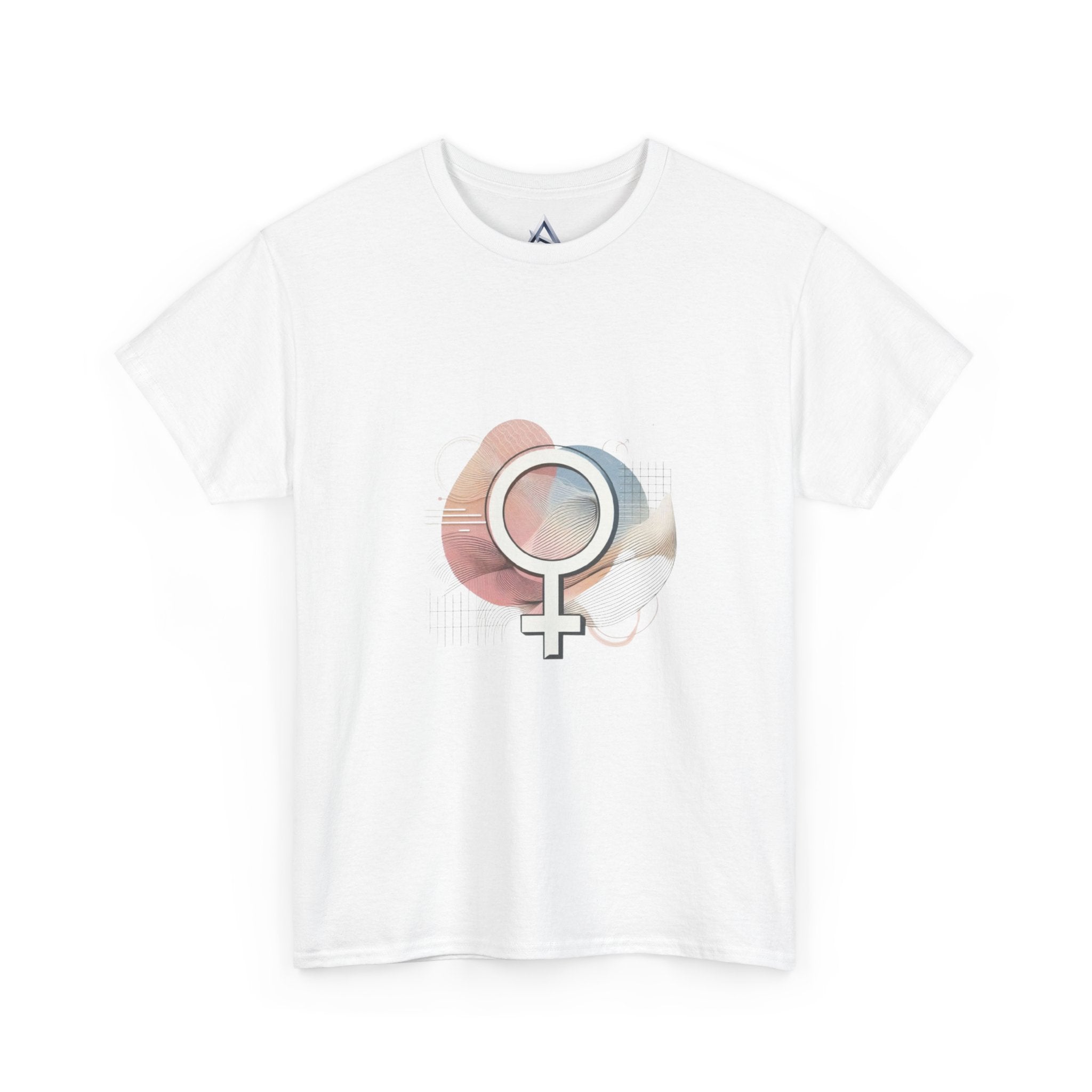 Artistic Female Symbol Unisex Heavy Cotton Tee
