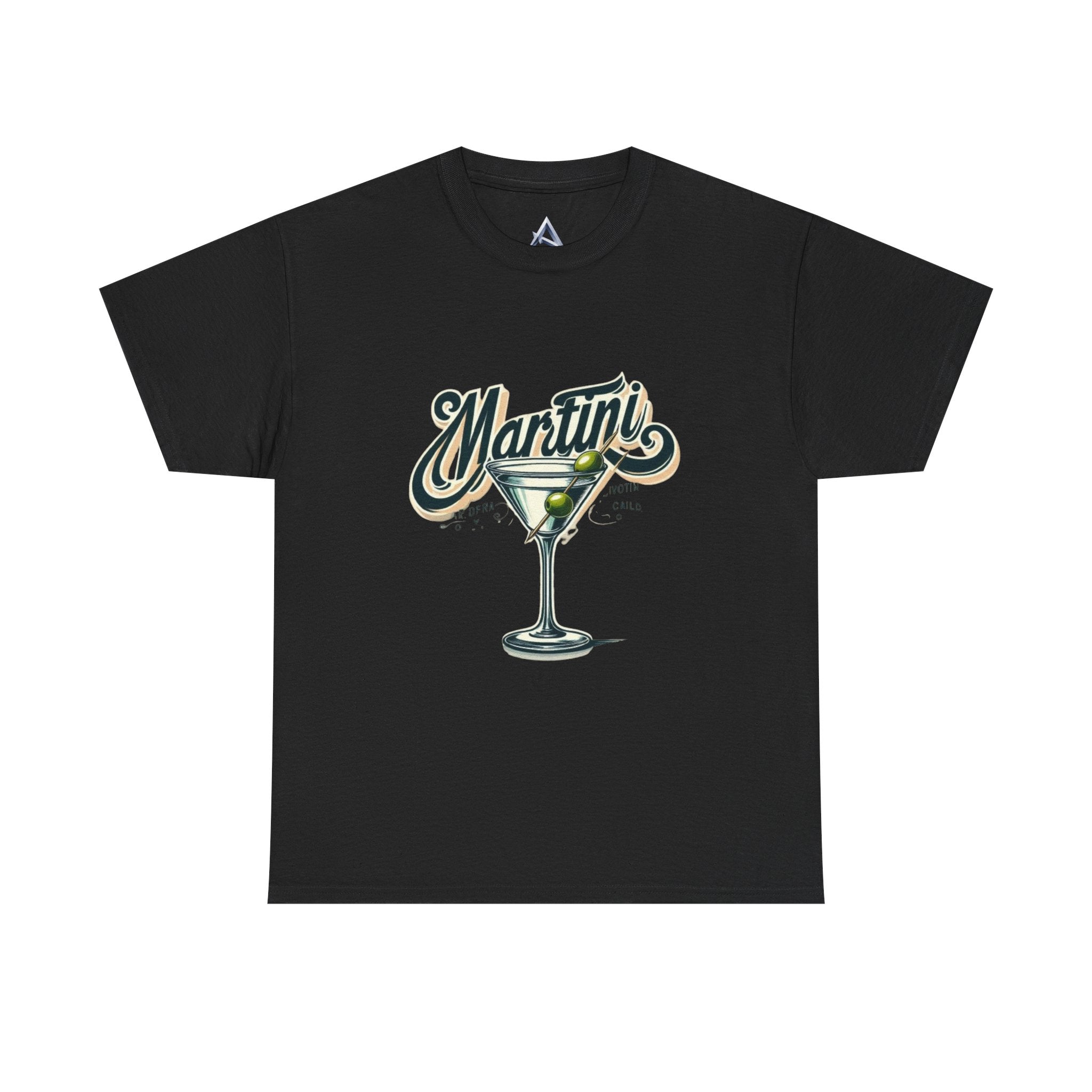 Martini Cocktail Unisex Heavy Cotton Tee