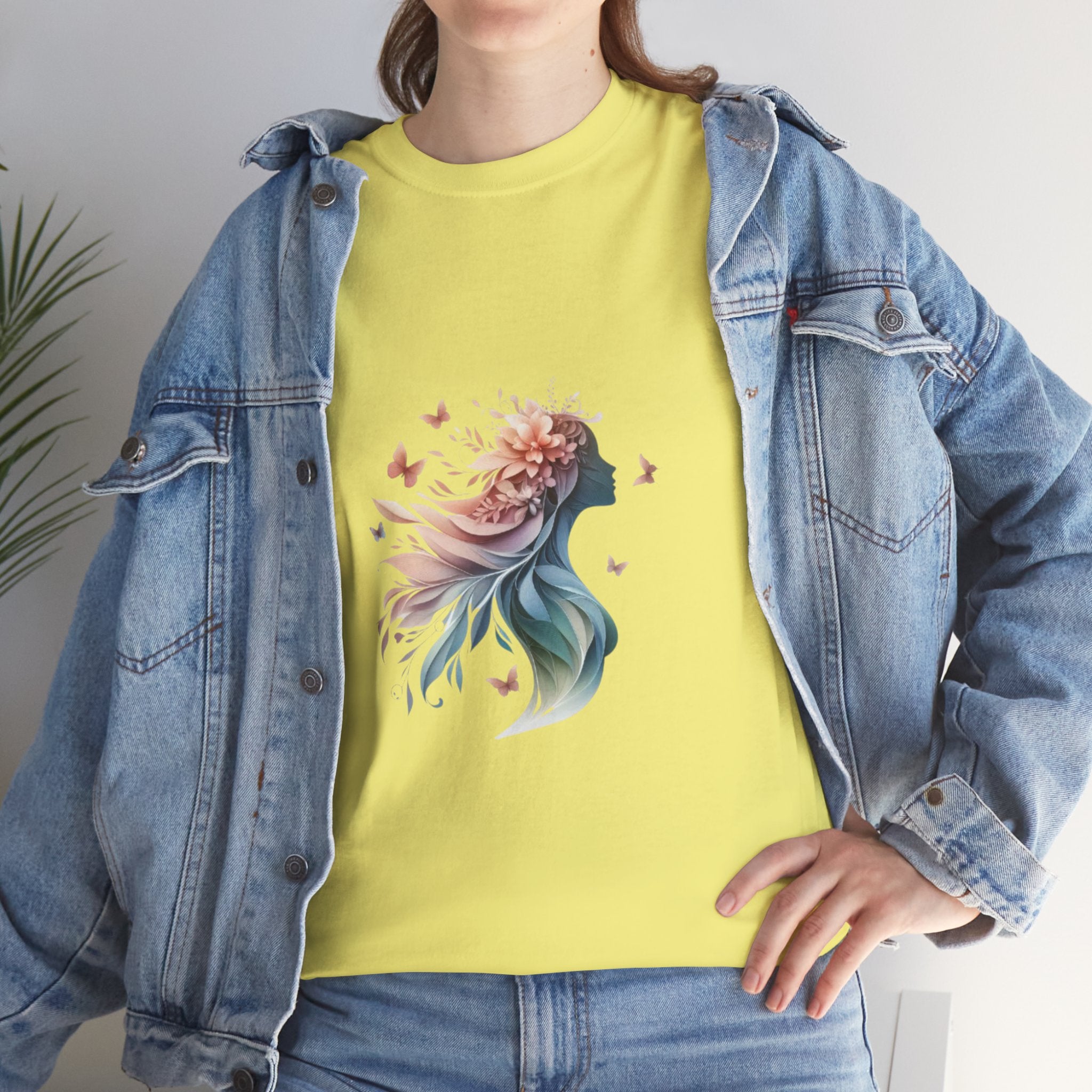 Whimsical Butterfly Dreamer Unisex Heavy Cotton Tee