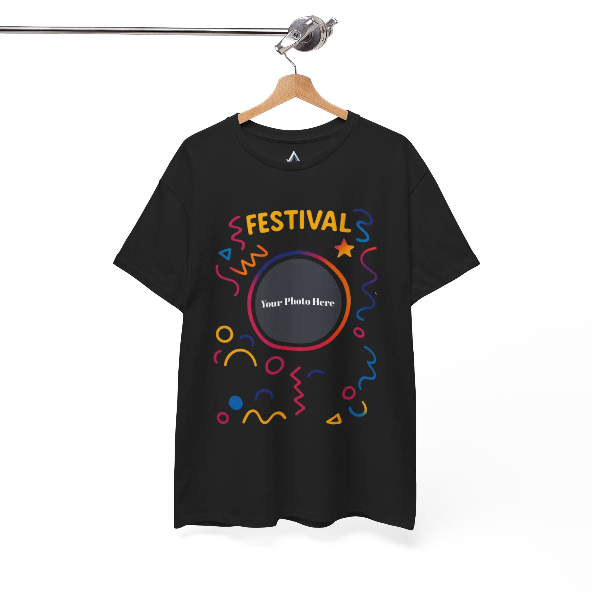 Festival Custom Photo Heavy Cotton Tee