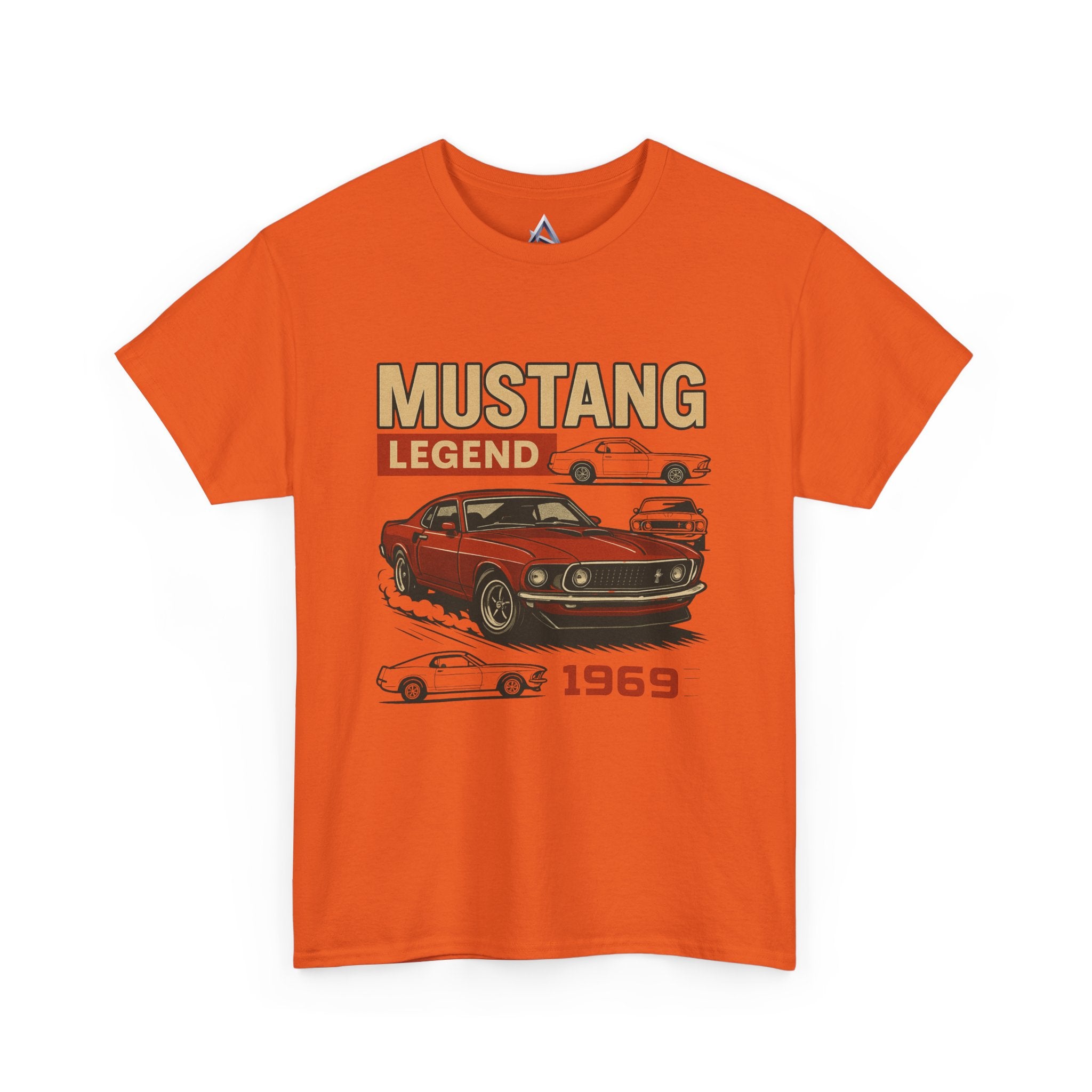 1969 Mustang Legend Unisex Heavy Cotton Tee