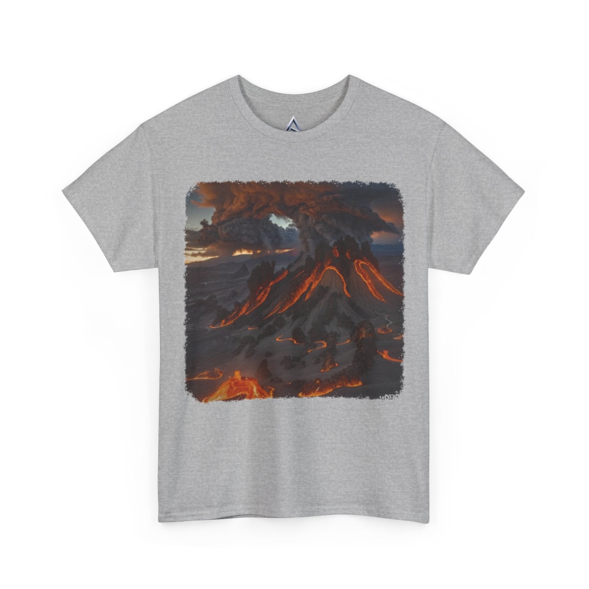 Volcanic Eruption Unisex Heavy Cotton Tee