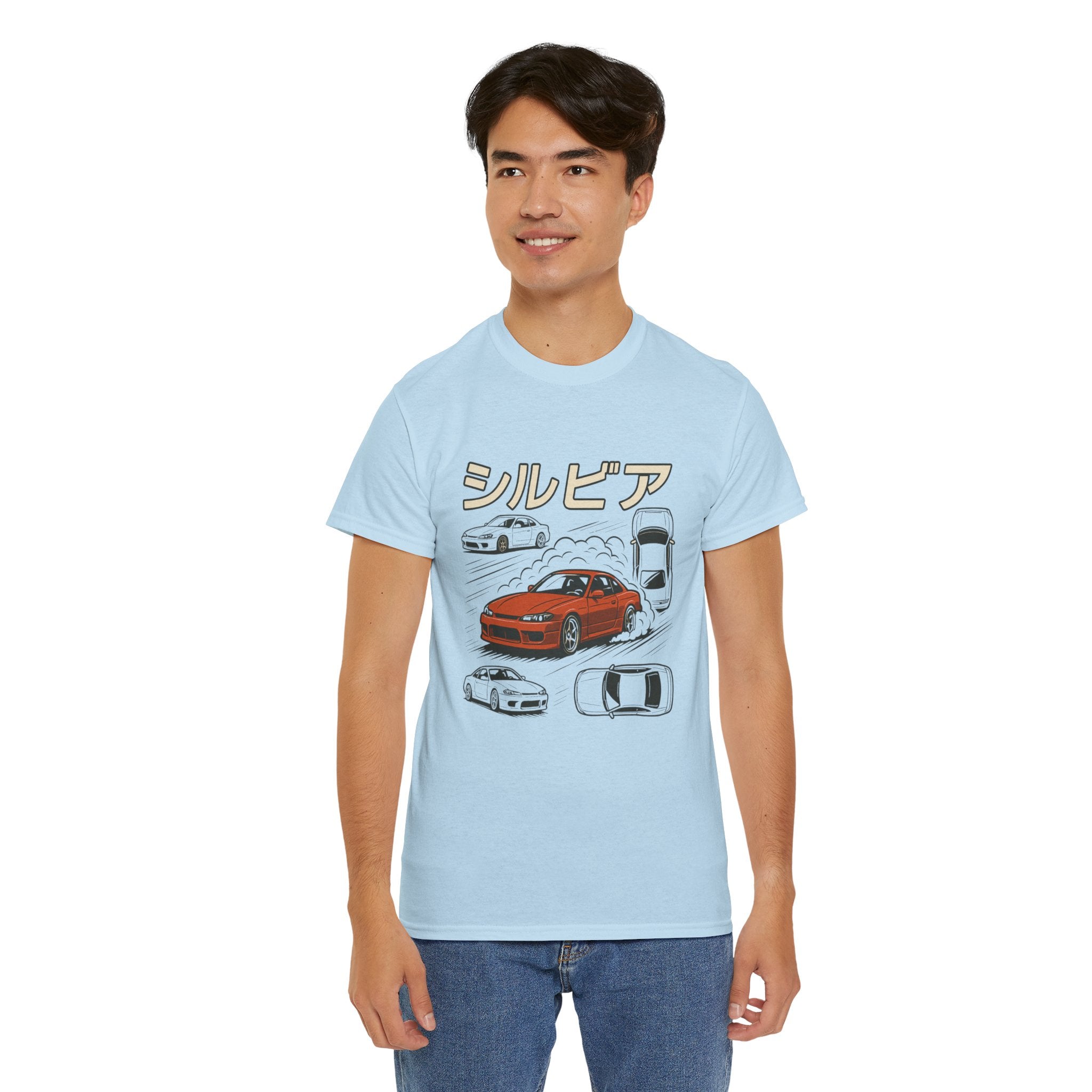 Stylish Car Graphic Unisex Heavy Cotton Tee