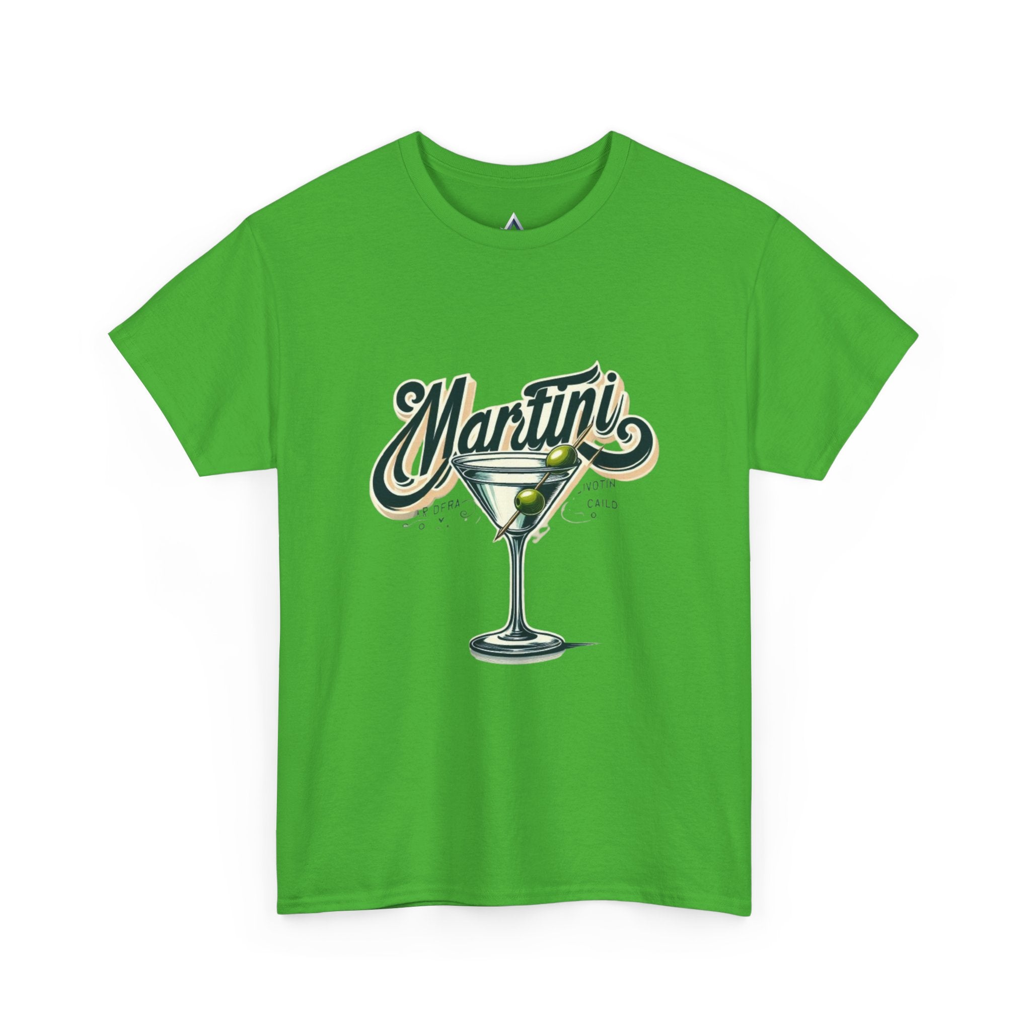 Martini Cocktail Unisex Heavy Cotton Tee