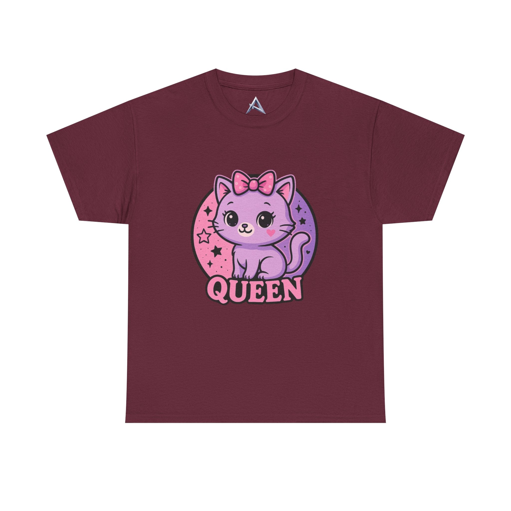 Cute Cat Queen Unisex Heavy Cotton Tee