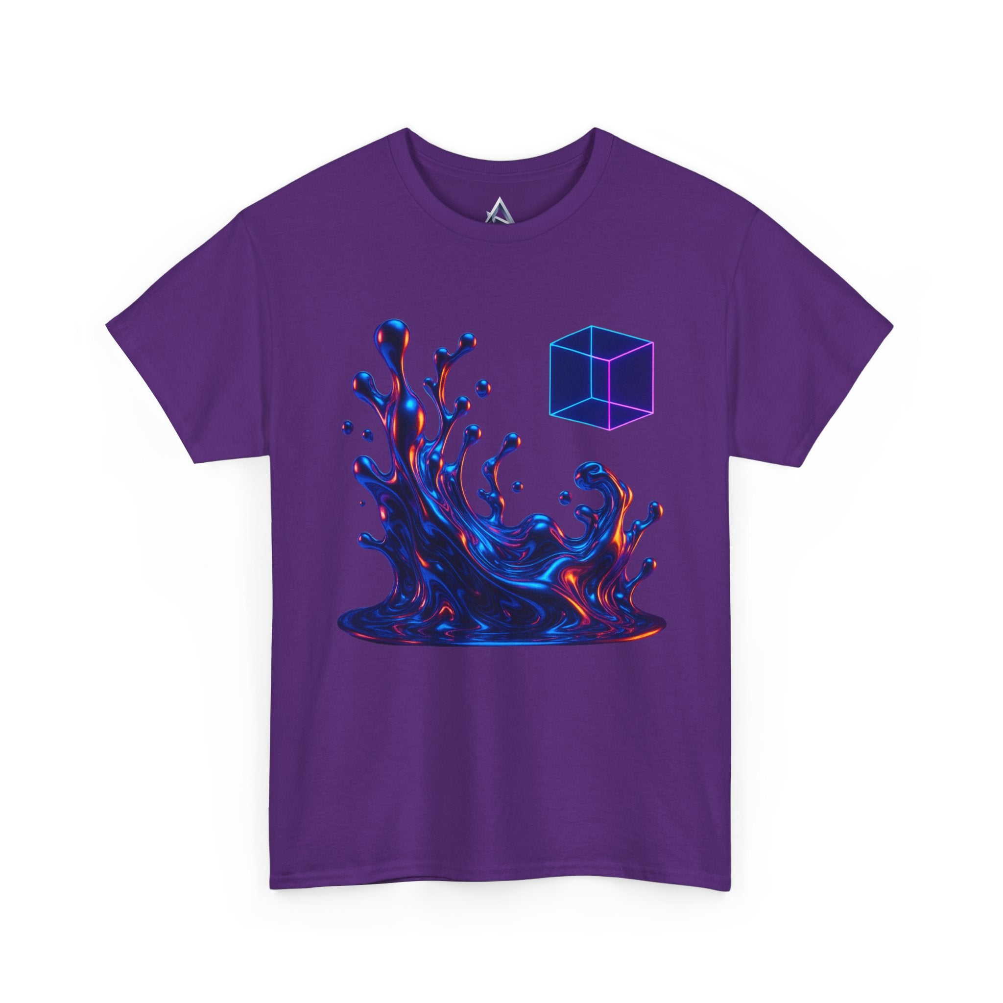 Vibrant Splash Art Unisex Heavy Cotton Tee