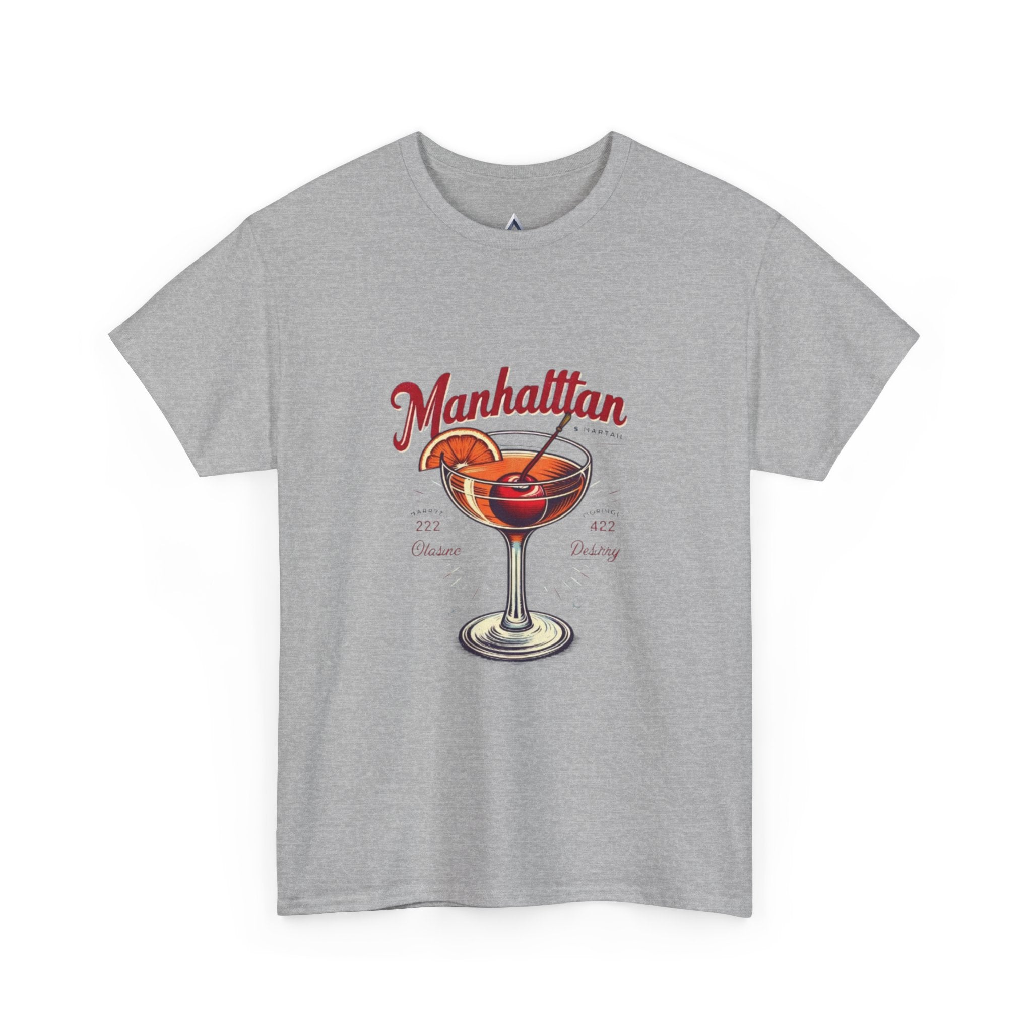 Manhattan Cocktail Unisex Heavy Cotton Tee