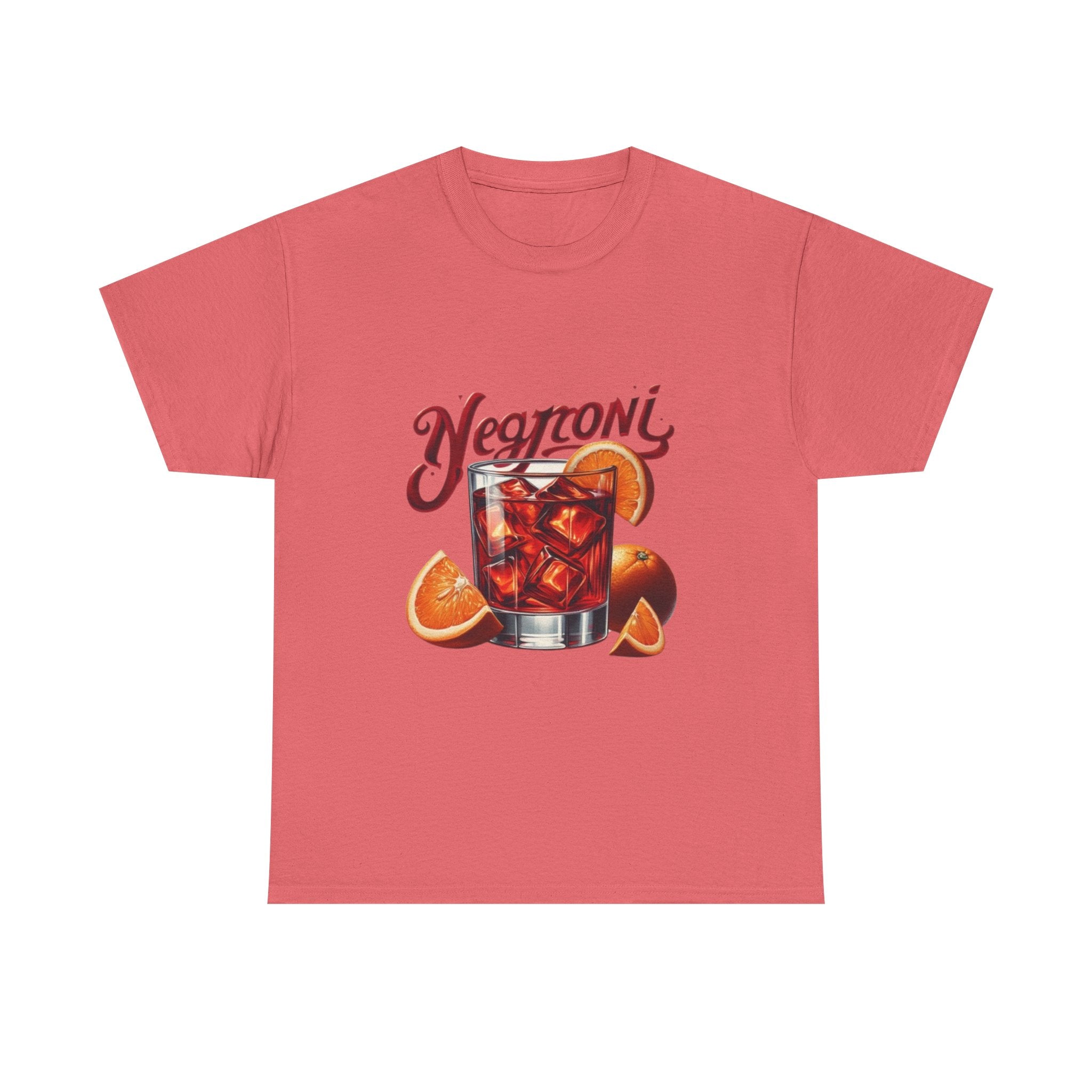 Negroni Cocktail Unisex Heavy Cotton Tee
