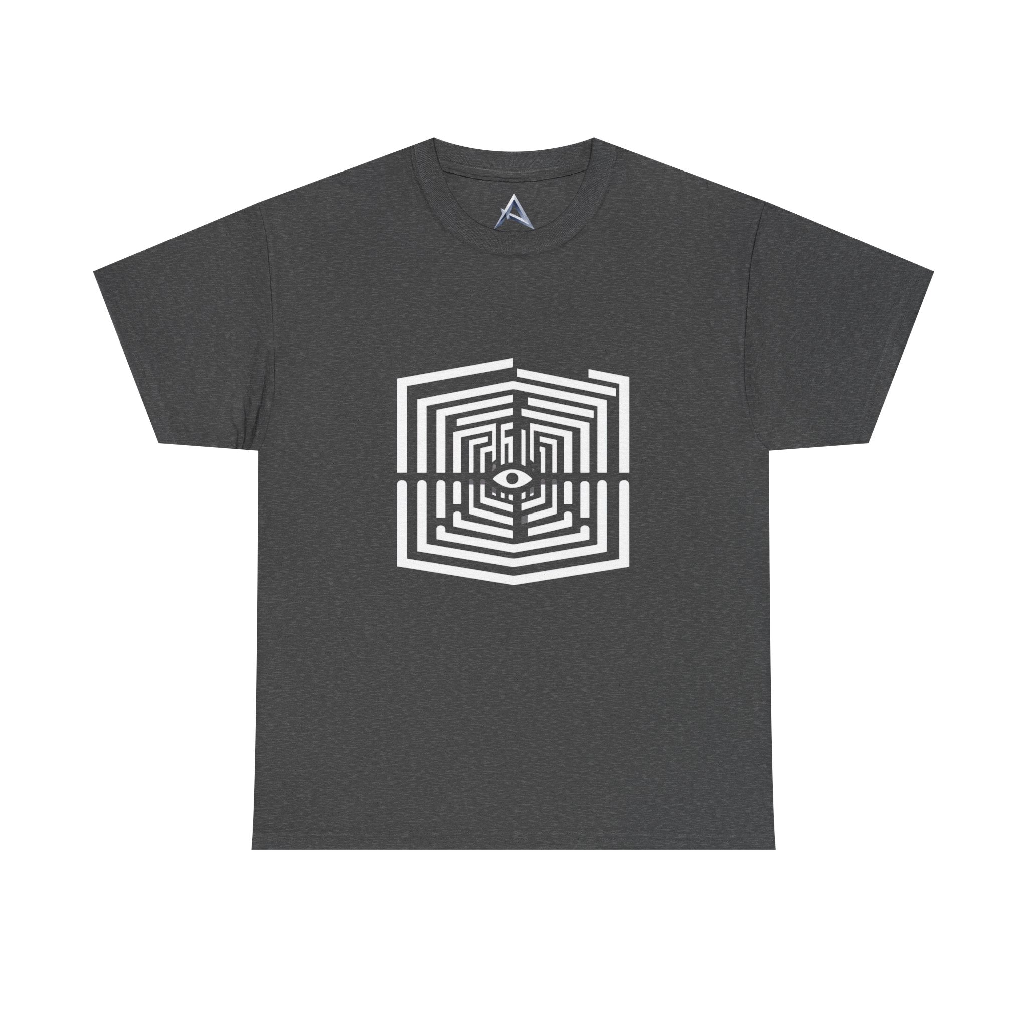 Geometric Maze Heavy Cotton Tee