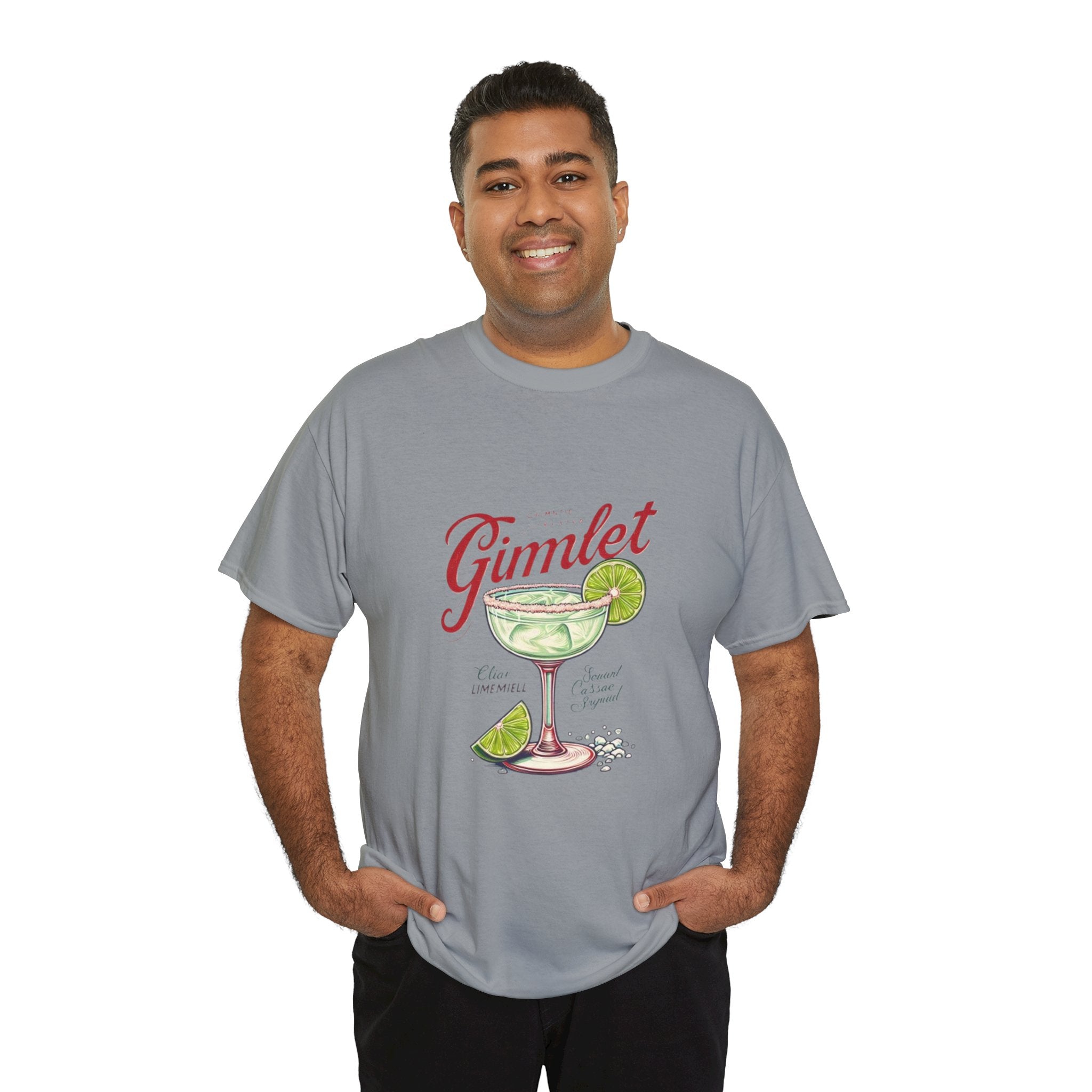 Gimlet Cocktail Unisex Heavy Cotton Tee