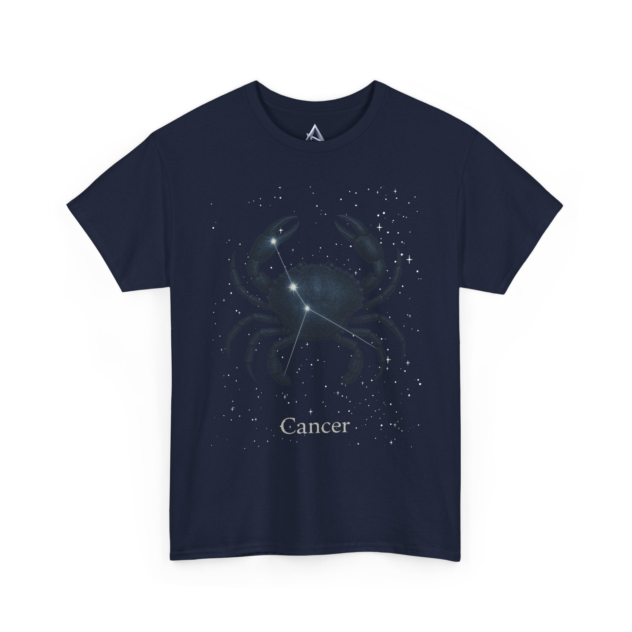 Cosmic Cancer Zodiac Unisex Heavy Cotton Tee