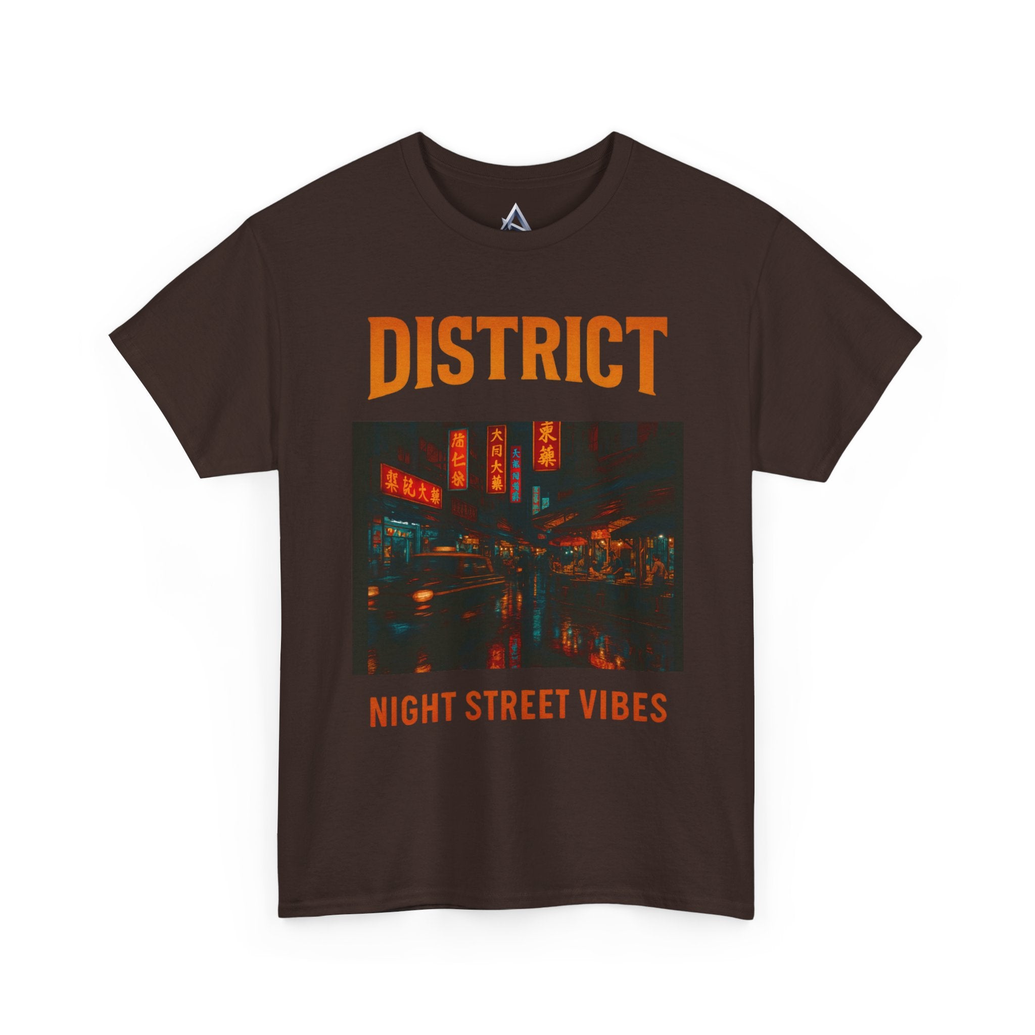 District Night Street Vibes Unisex Heavy Cotton Tee