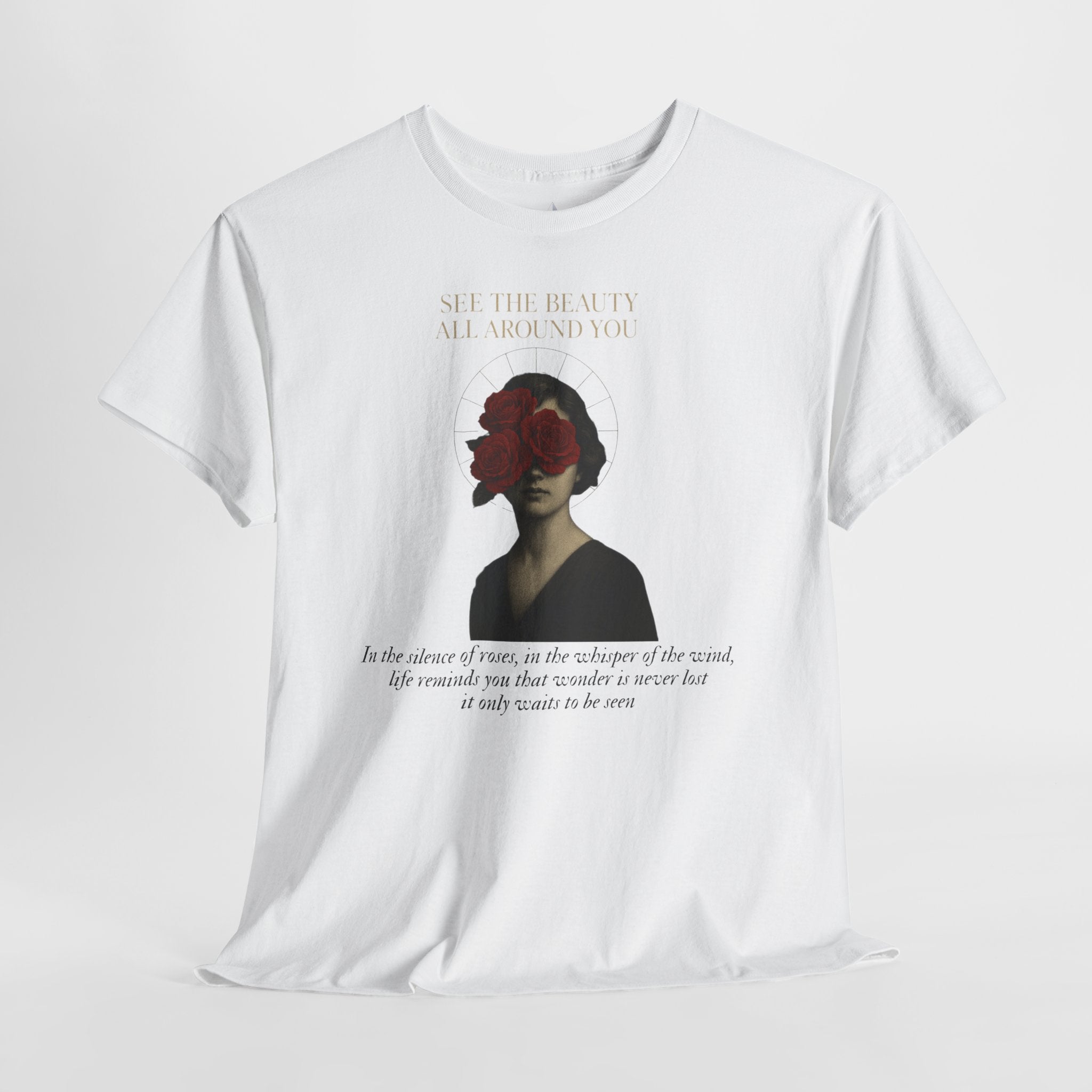 Artistic Floral Heavy Cotton Tee