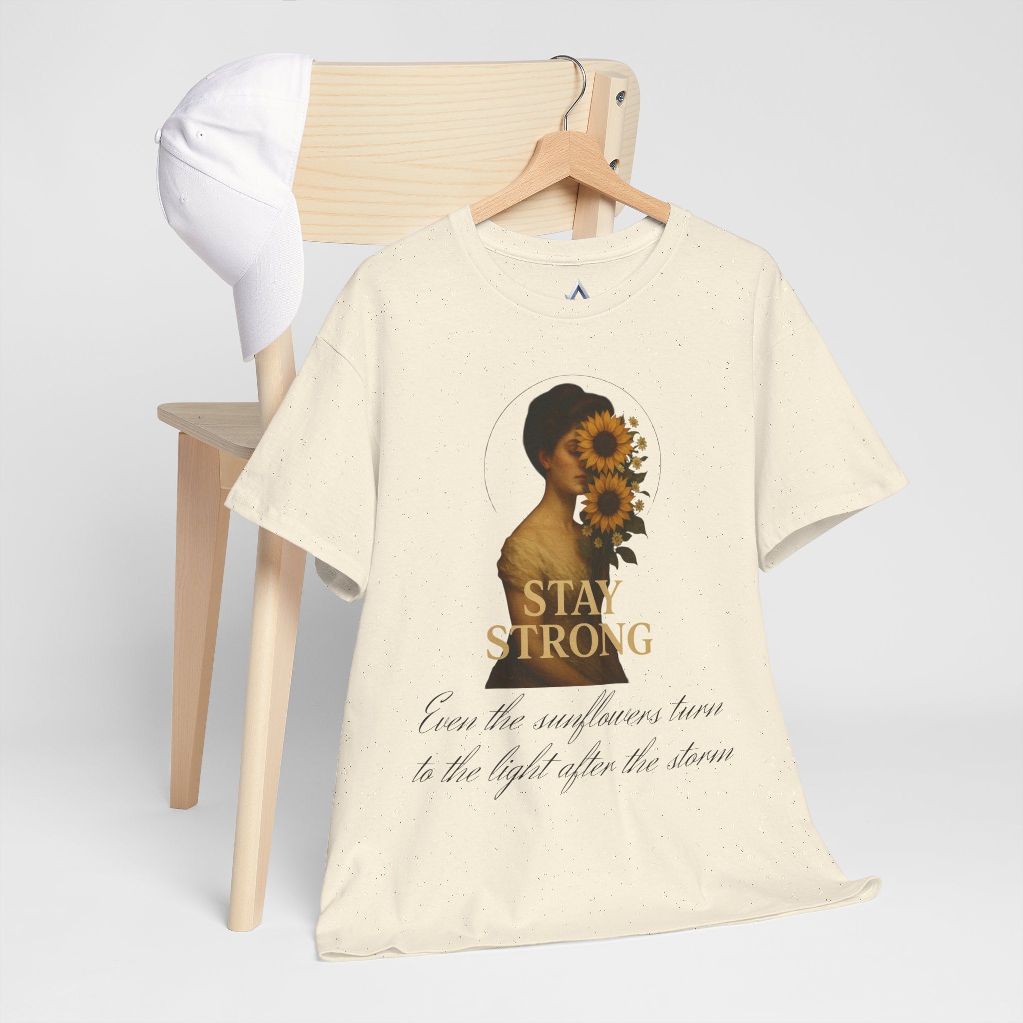 Inspirational Sunflower Heavy Cotton Tee