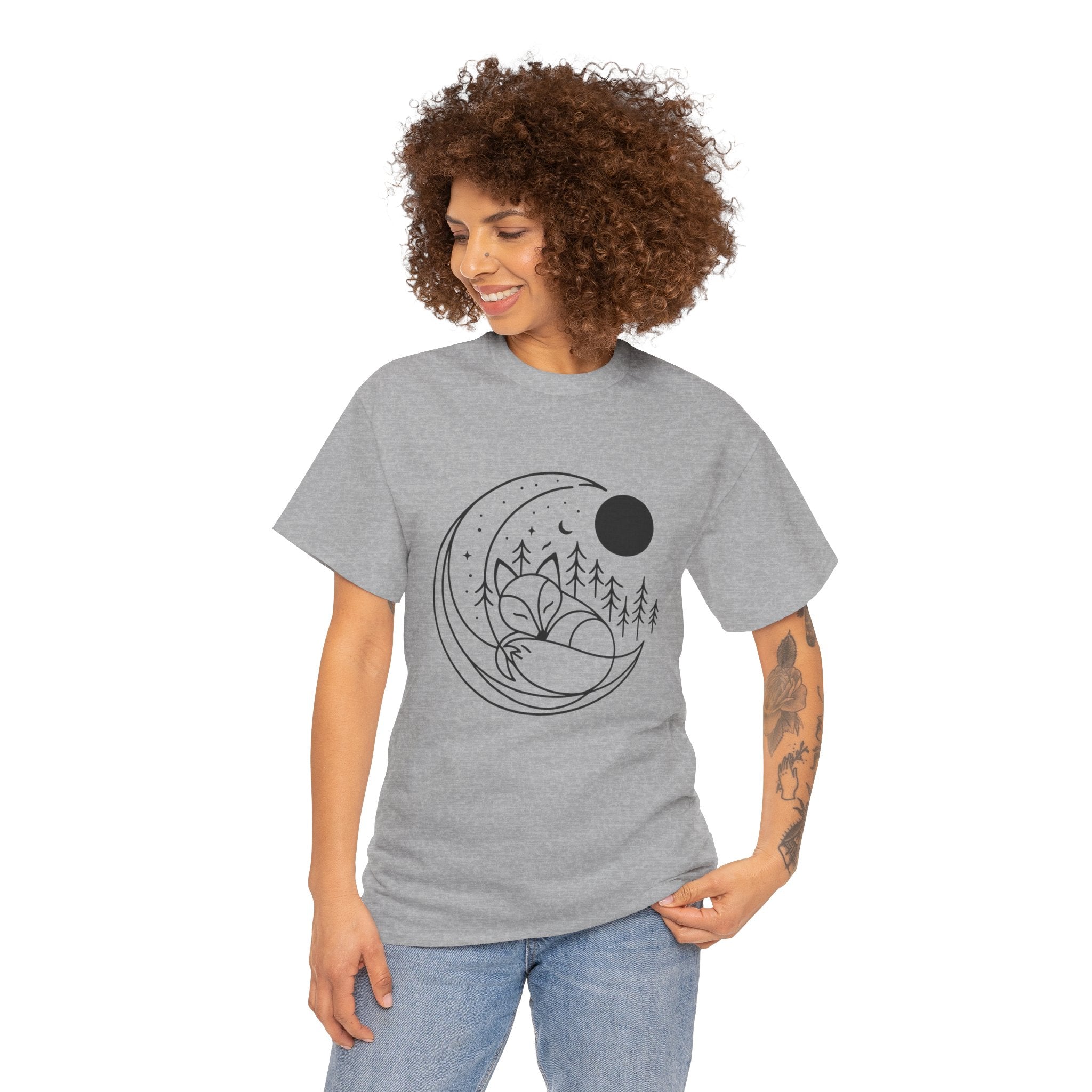 Moonlit Nature Unisex Heavy Cotton Tee