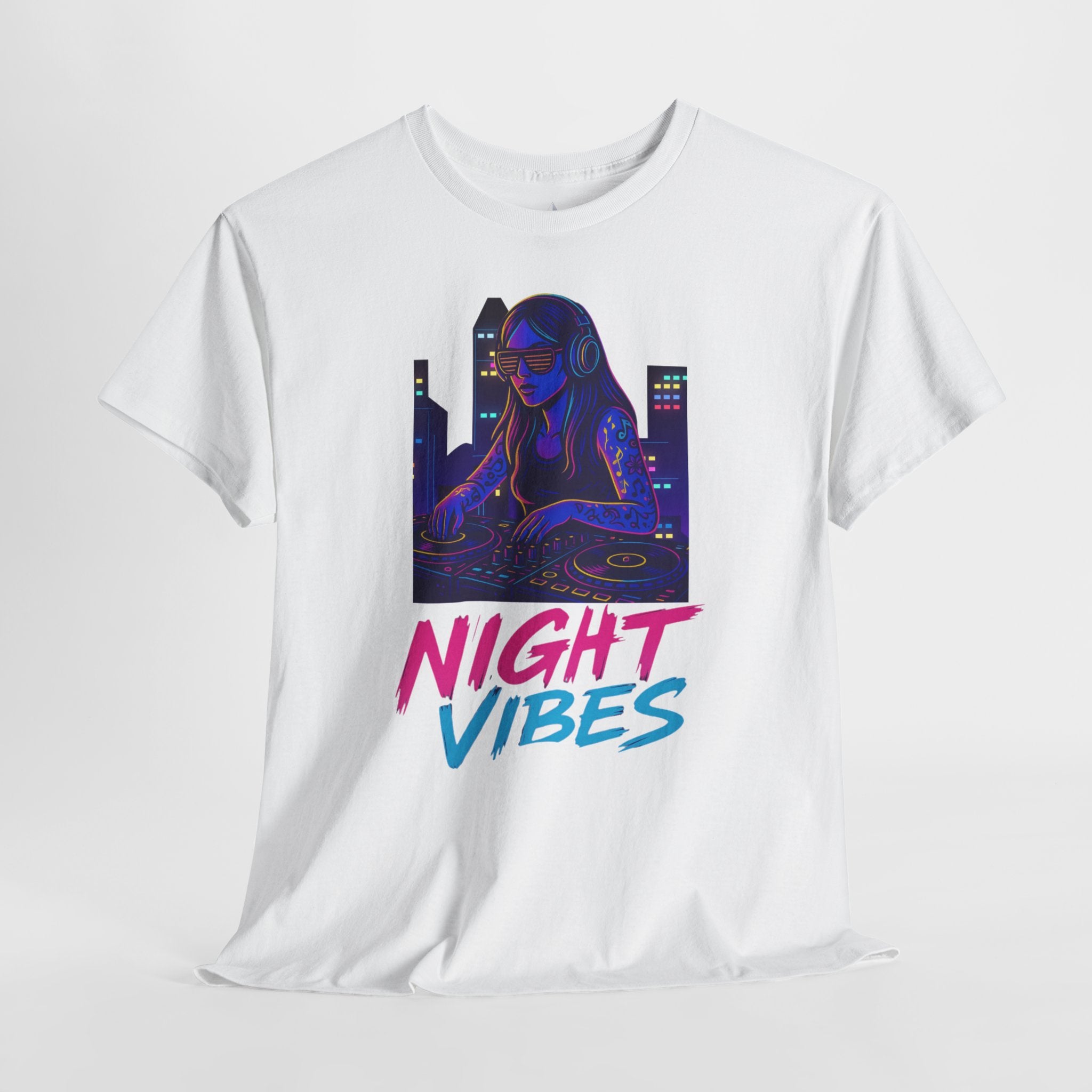 Night Vibes Unisex Heavy Cotton Tee