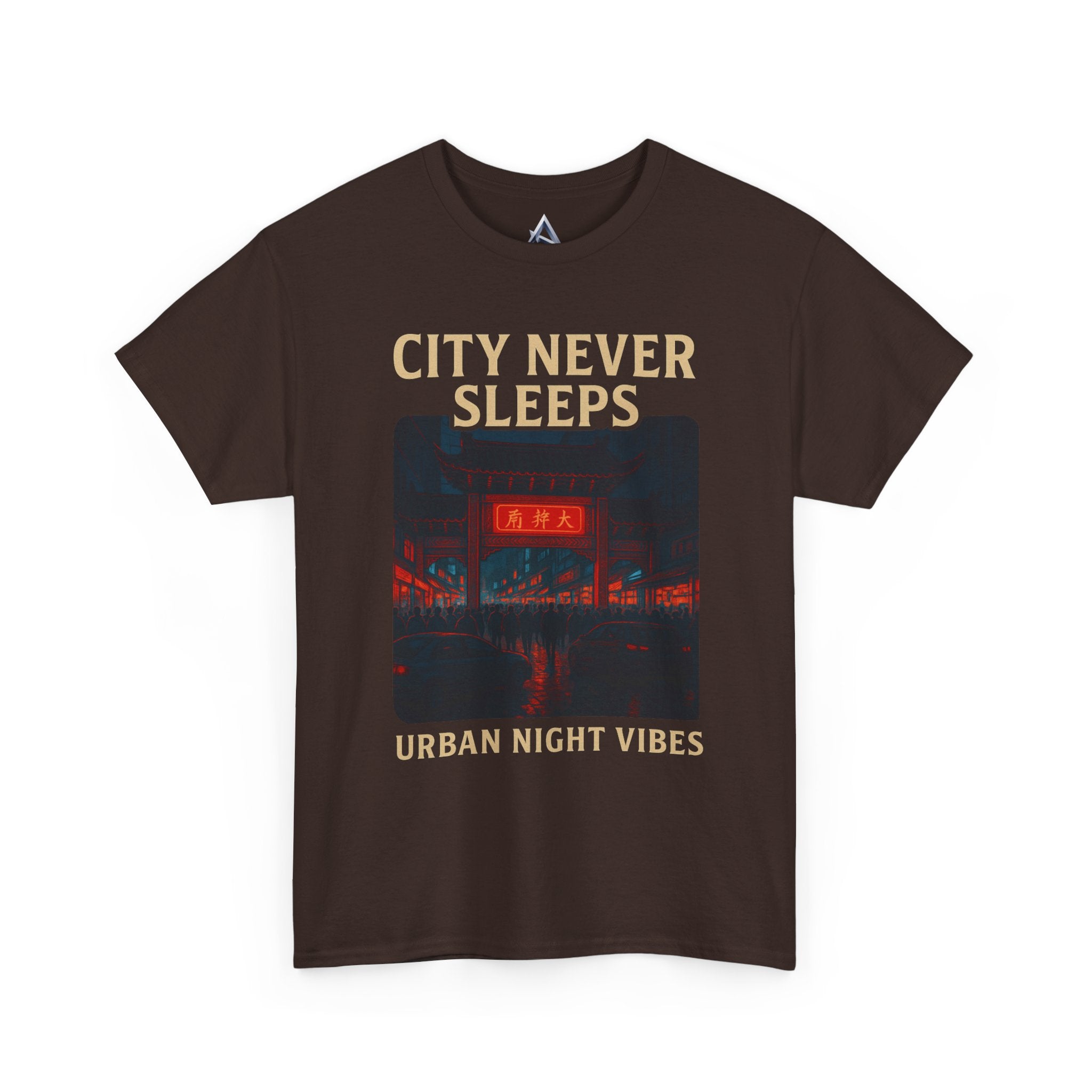 Urban City Night Vibes Unisex Heavy Cotton Tee