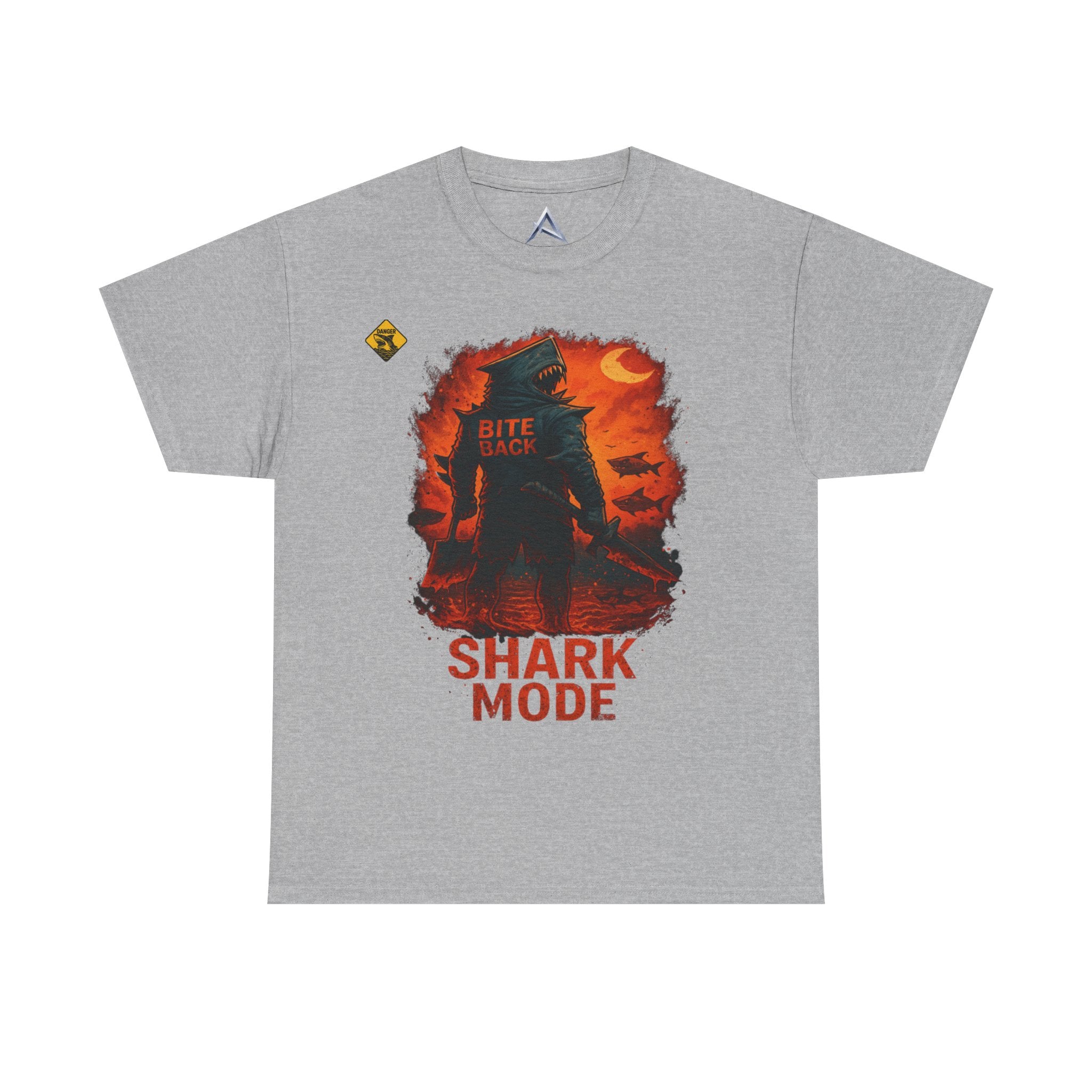 Cool Shark Mode Unisex Heavy Cotton Tee