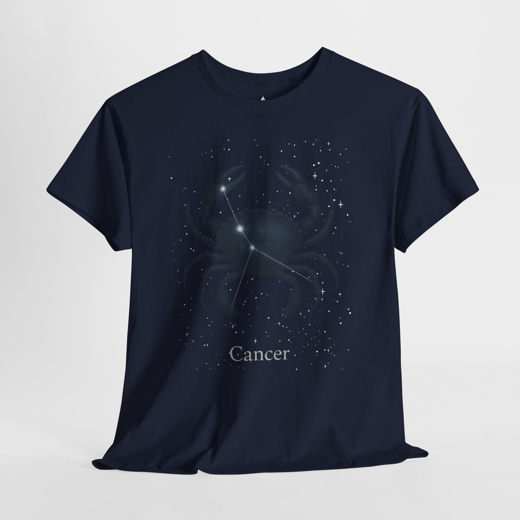 Cosmic Cancer Zodiac Unisex Heavy Cotton Tee