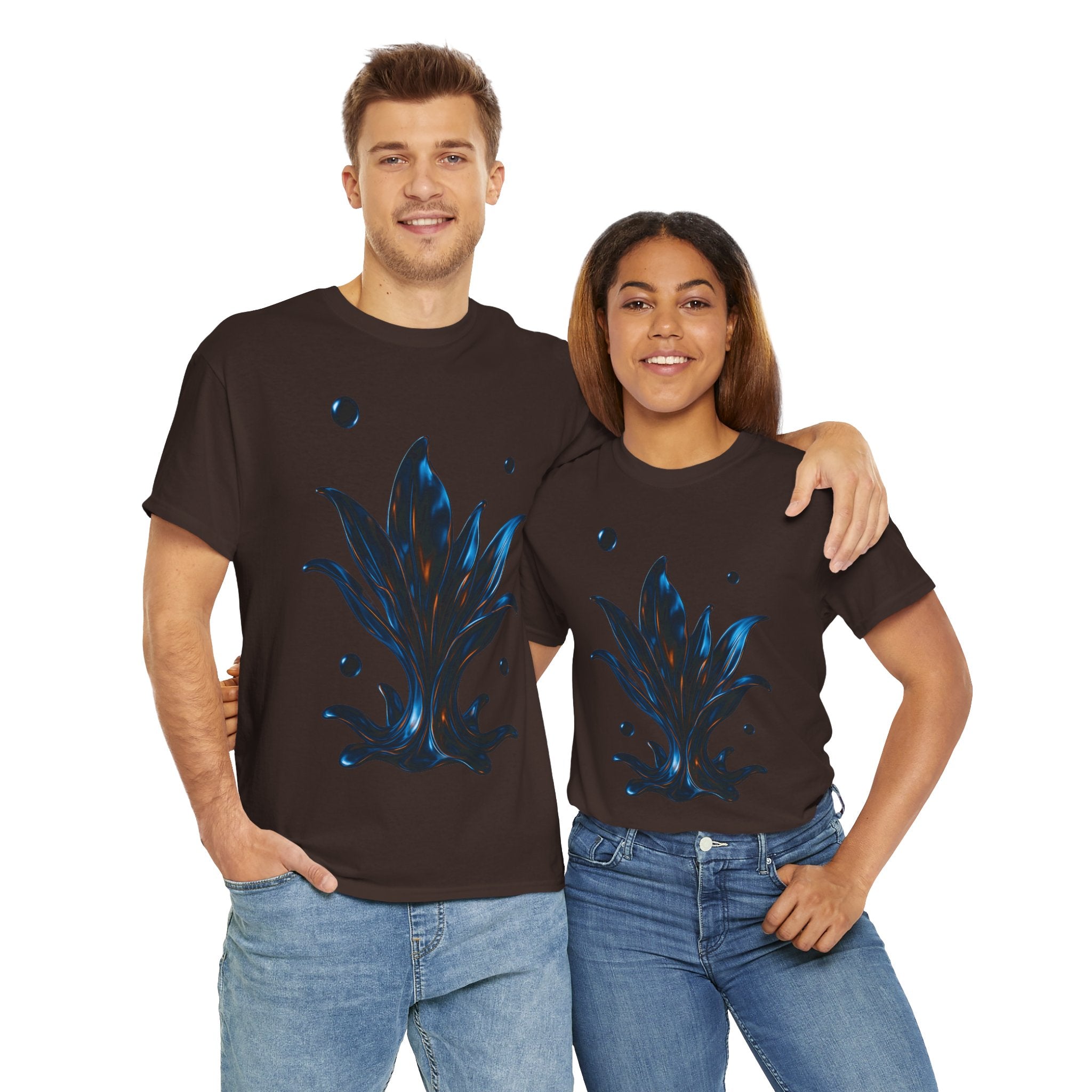 Plant-Inspired Graphic Unisex Heavy Cotton Tee