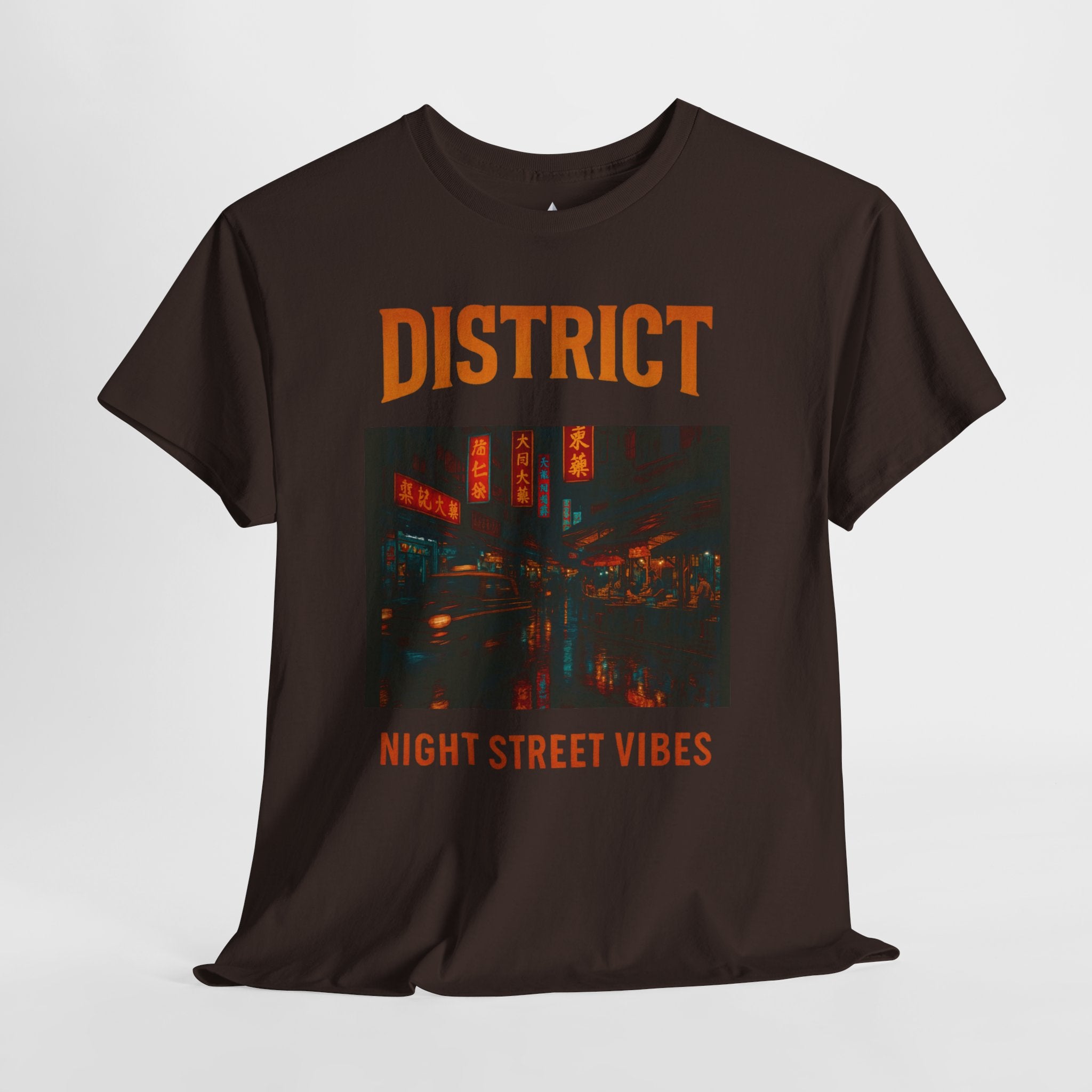 District Night Street Vibes Unisex Heavy Cotton Tee