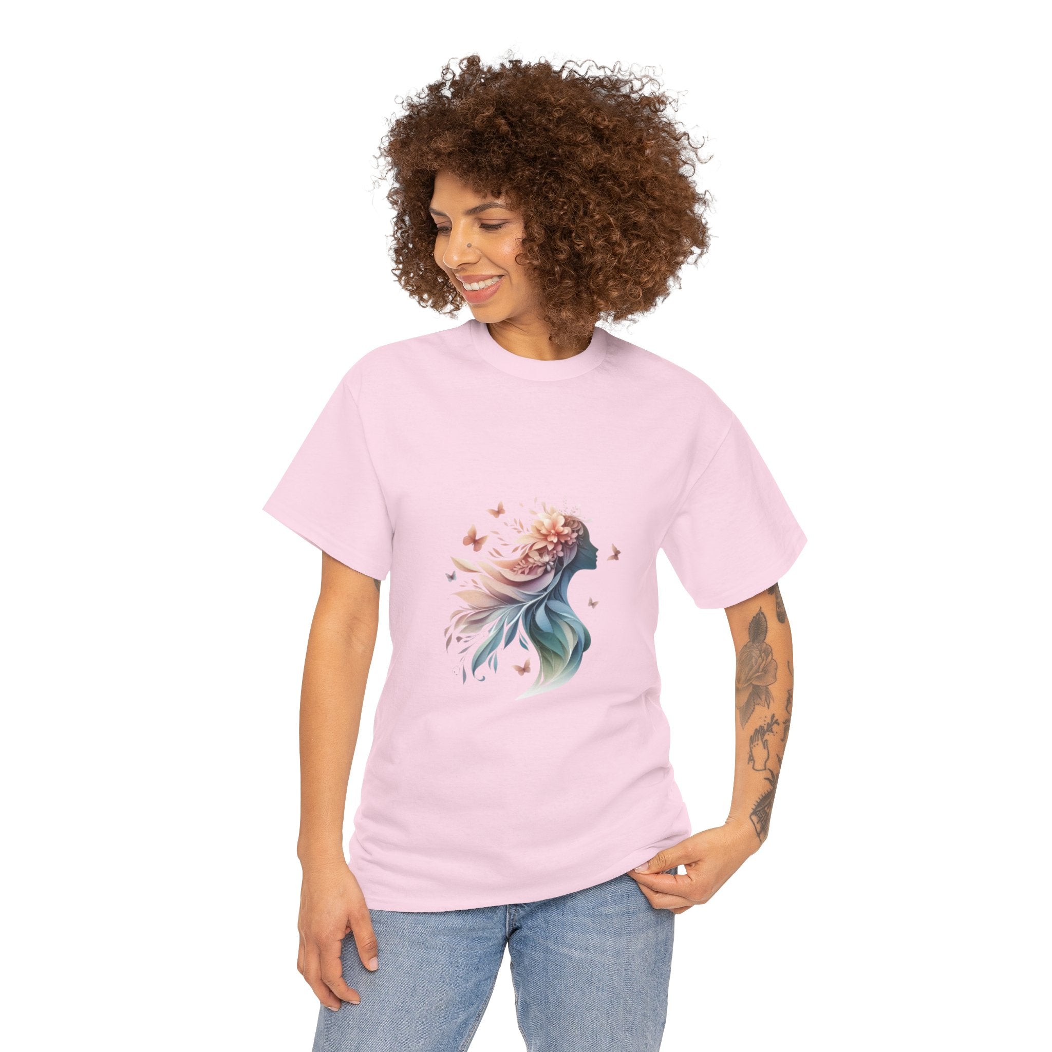 Whimsical Butterfly Dreamer Unisex Heavy Cotton Tee