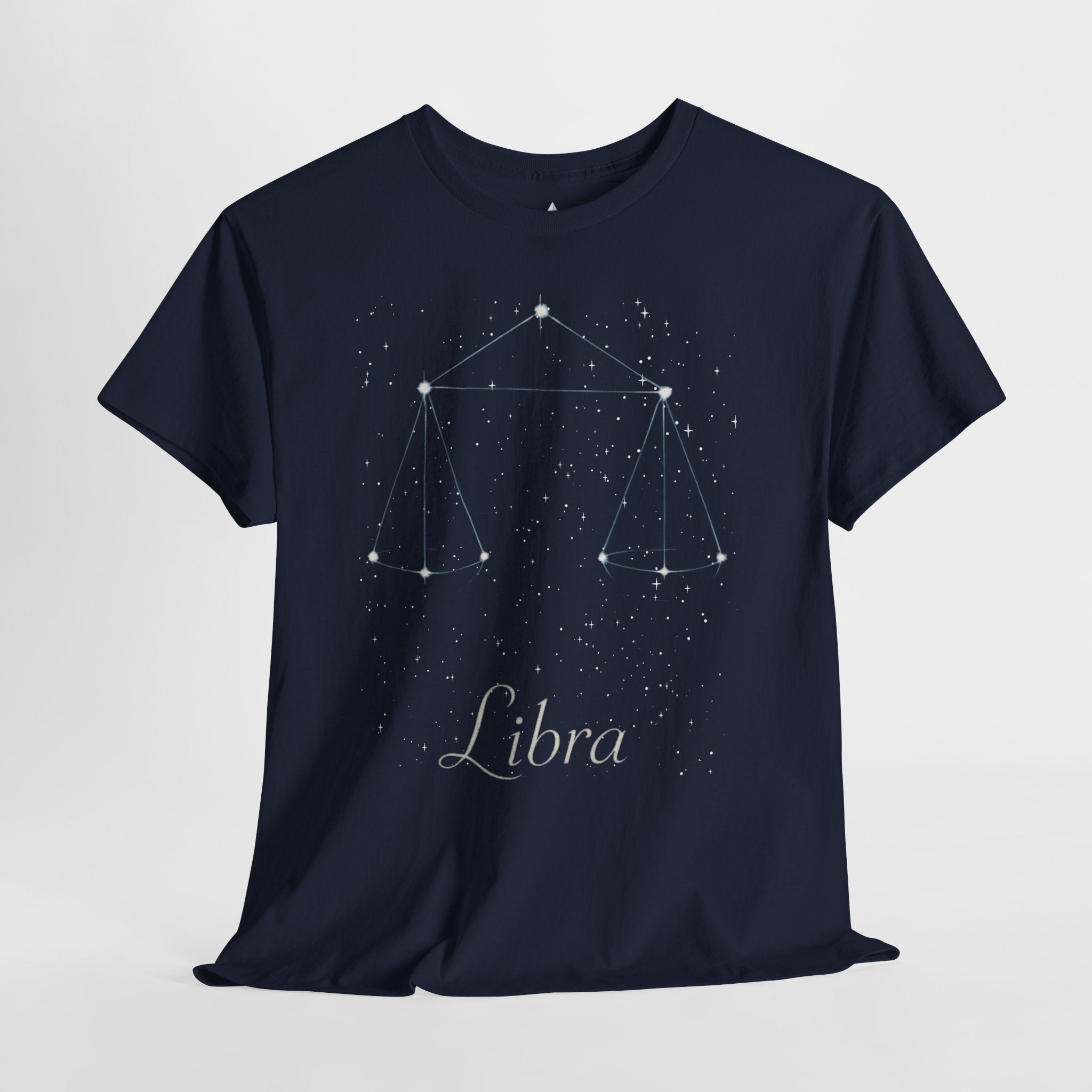 Libra Constellation Unisex Heavy Cotton Tee