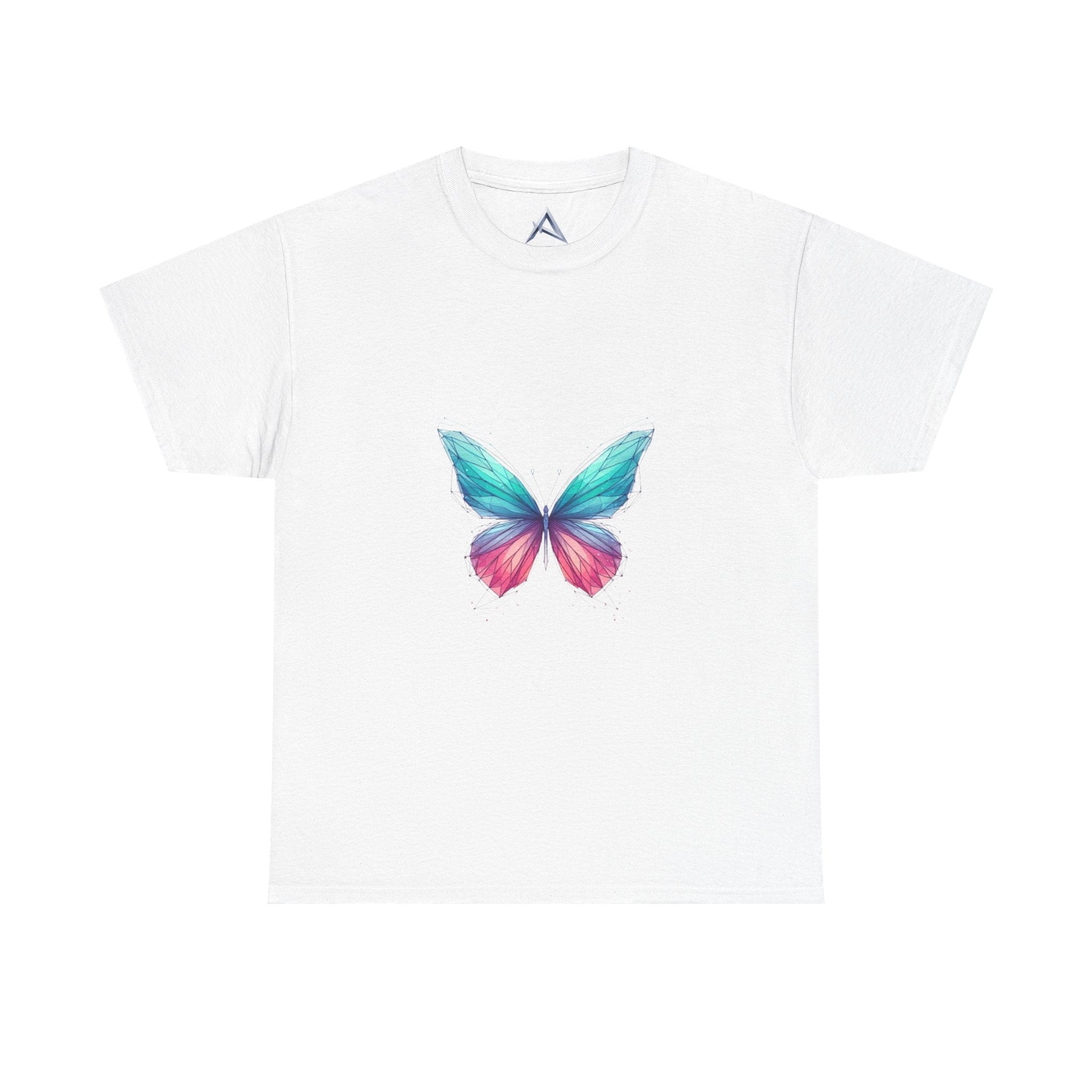 Vibrant Butterfly Unisex Heavy Cotton Tee