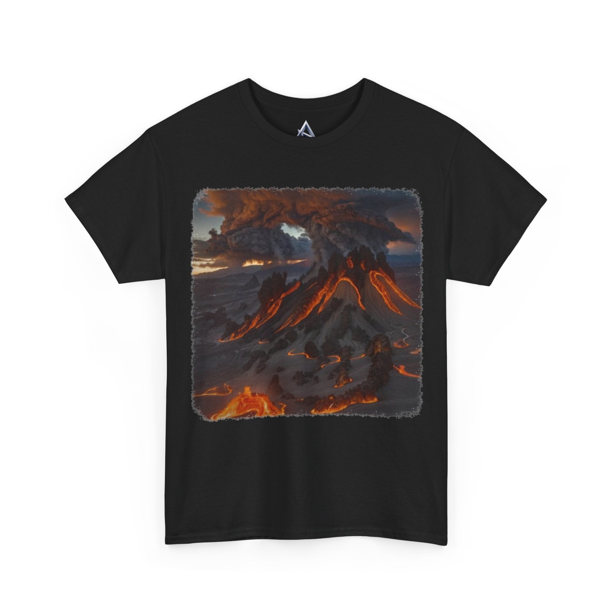 Volcanic Eruption Unisex Heavy Cotton Tee