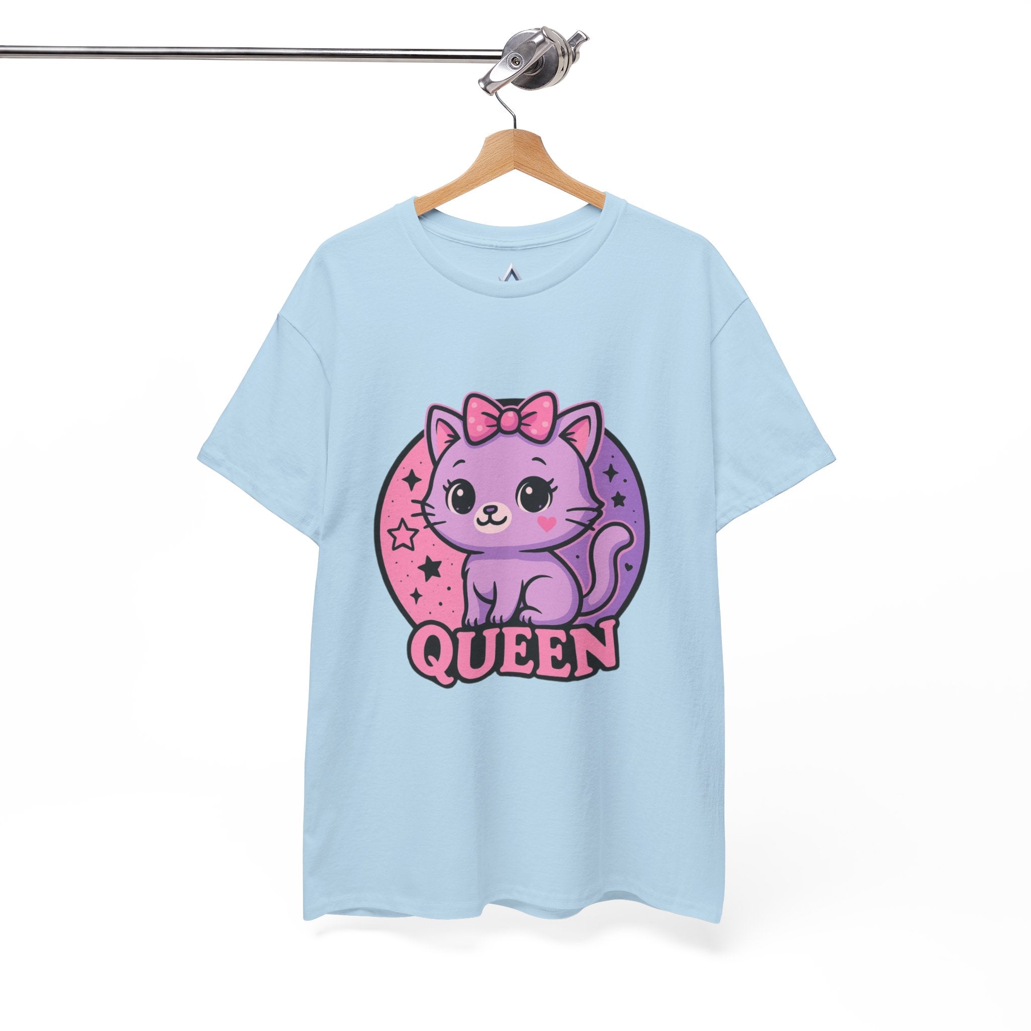 Cute Cat Queen Unisex Heavy Cotton Tee