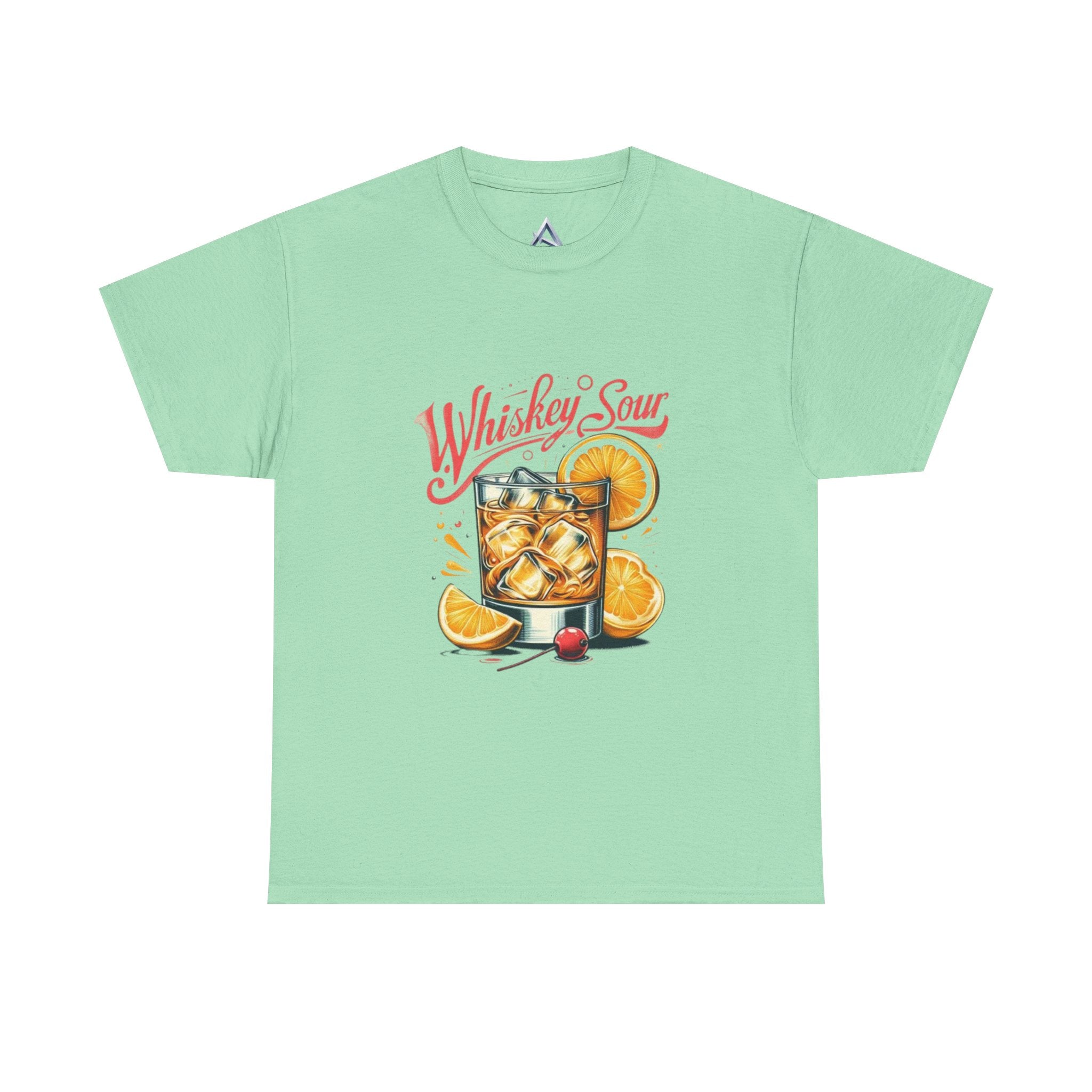 Whiskey Sour Cocktail Unisex Heavy Cotton Tee