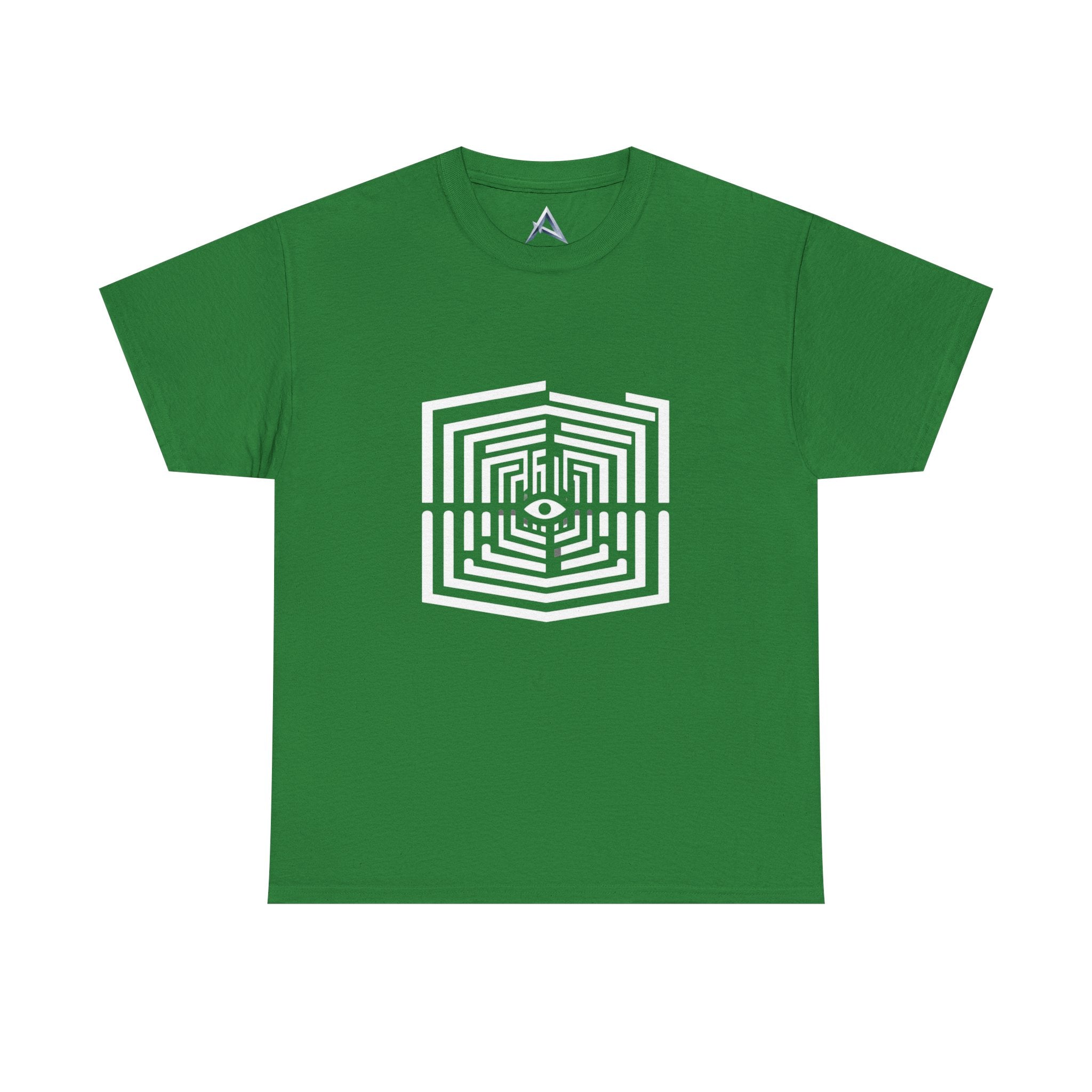 Geometric Maze Heavy Cotton Tee