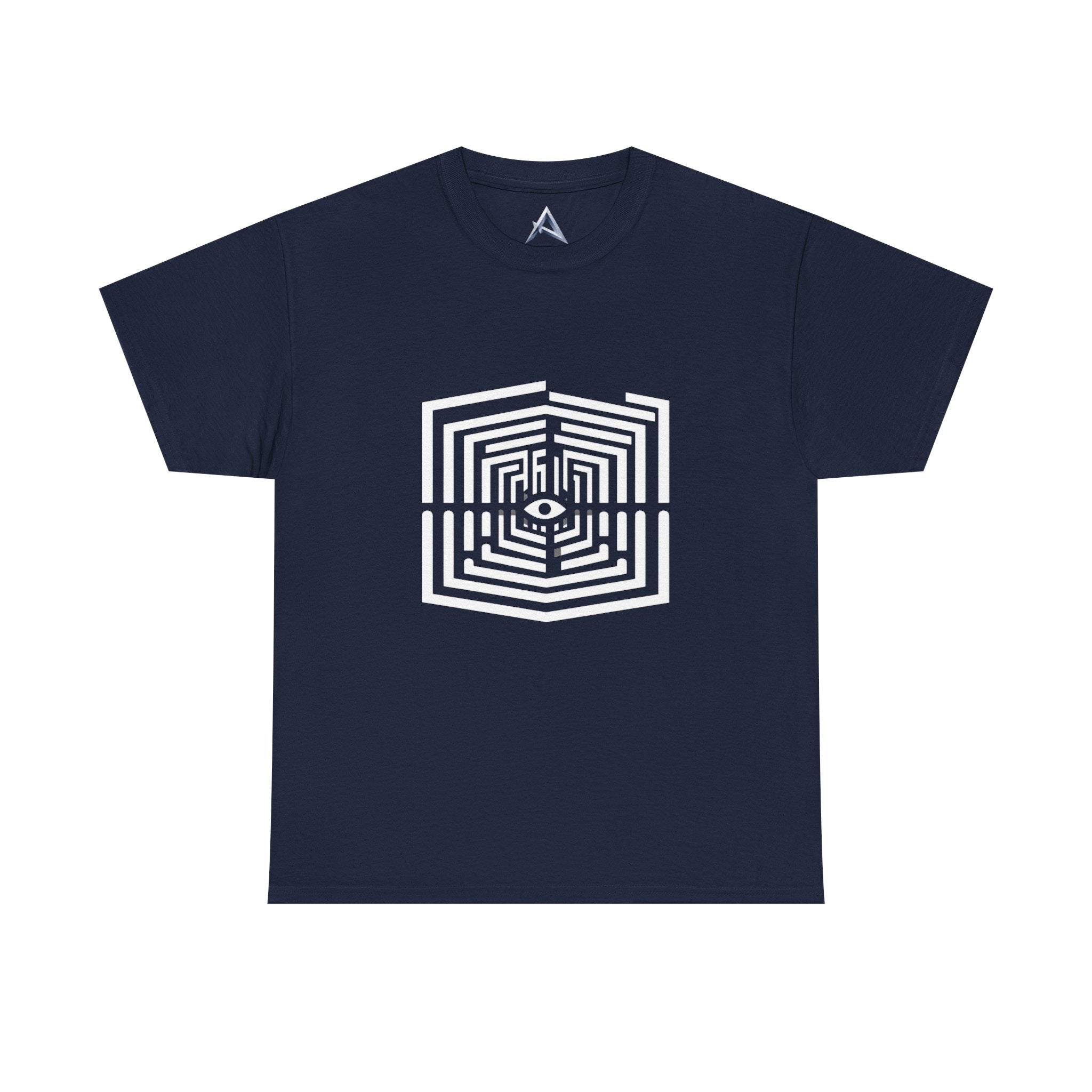 Geometric Maze Heavy Cotton Tee