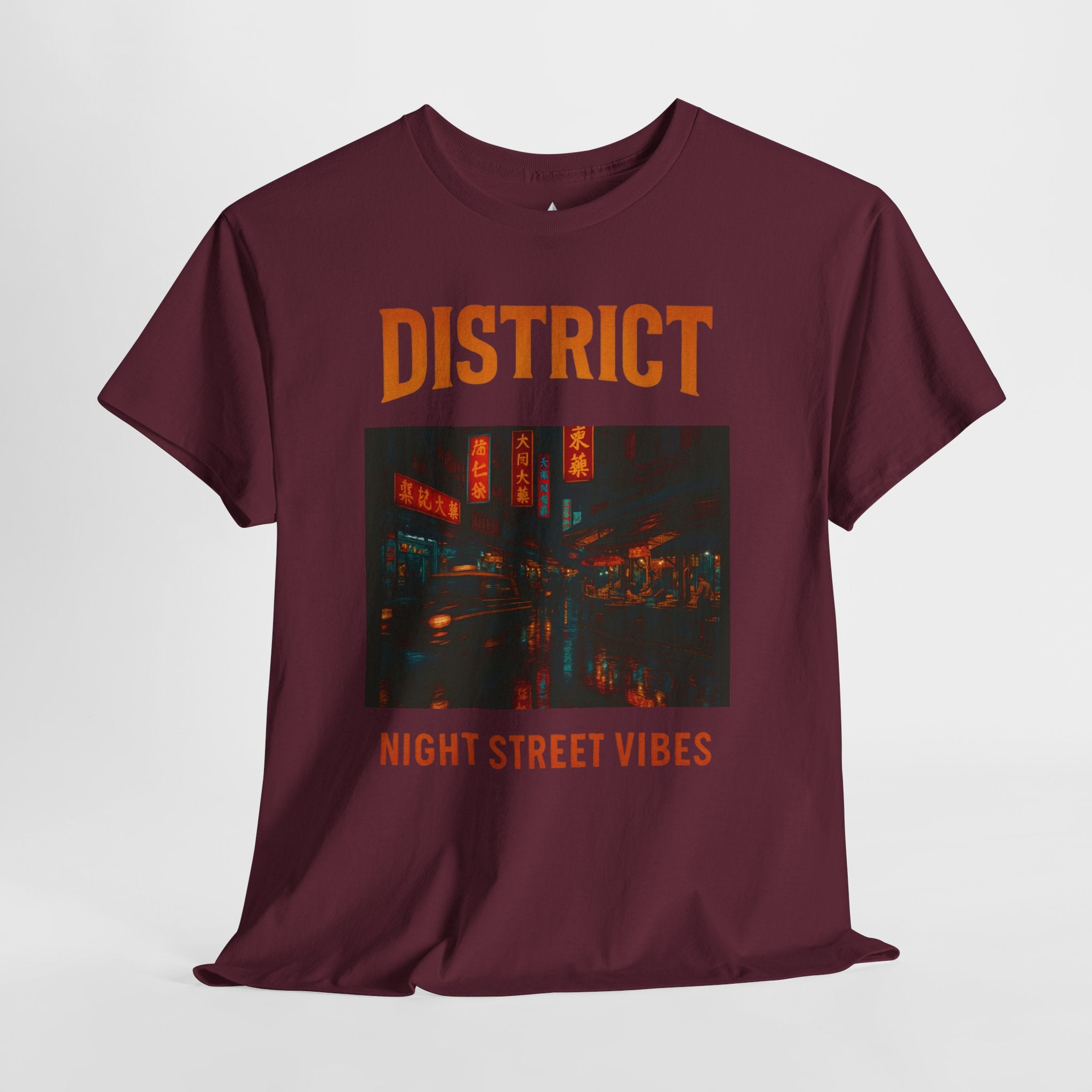 District Night Street Vibes Unisex Heavy Cotton Tee