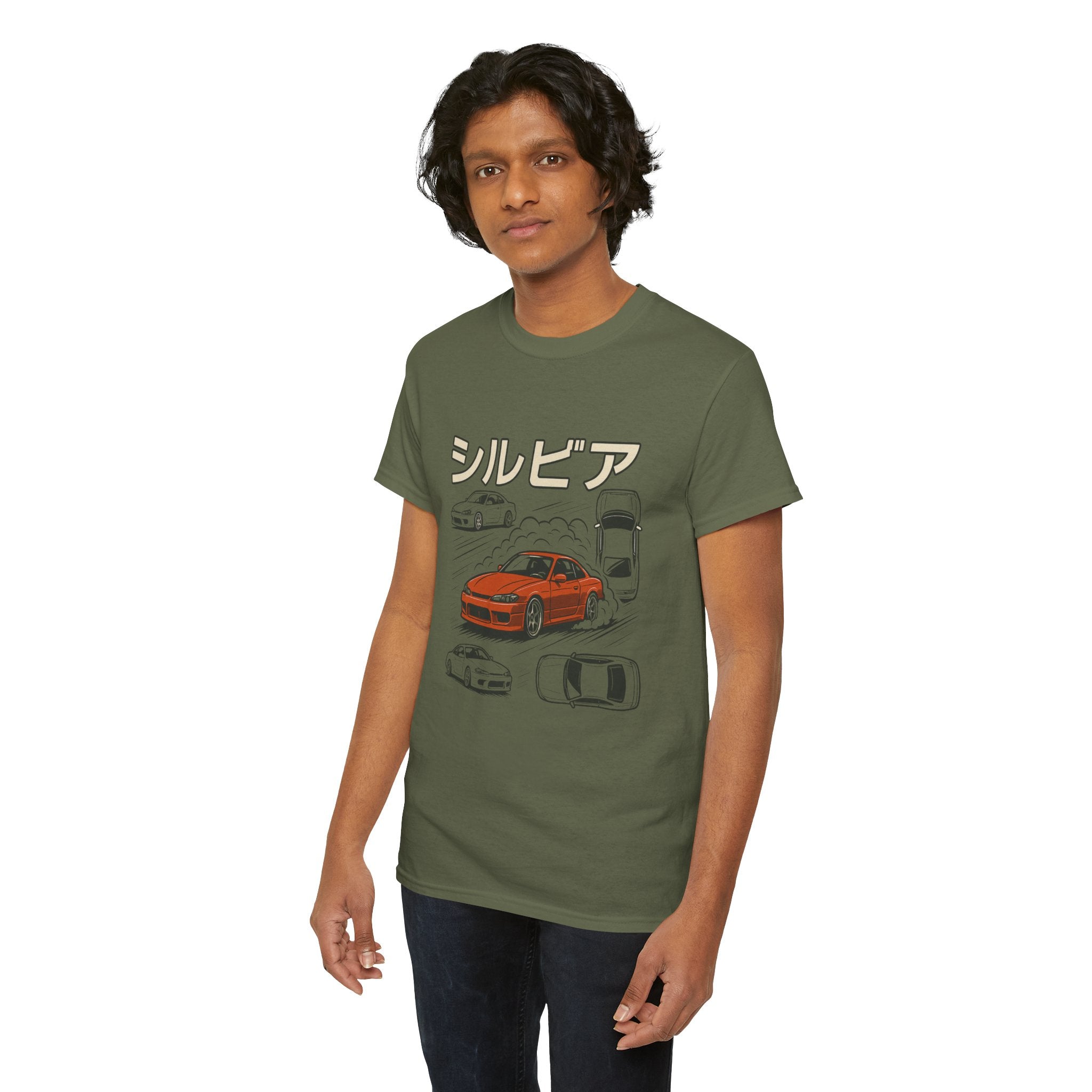 Stylish Car Graphic Unisex Heavy Cotton Tee
