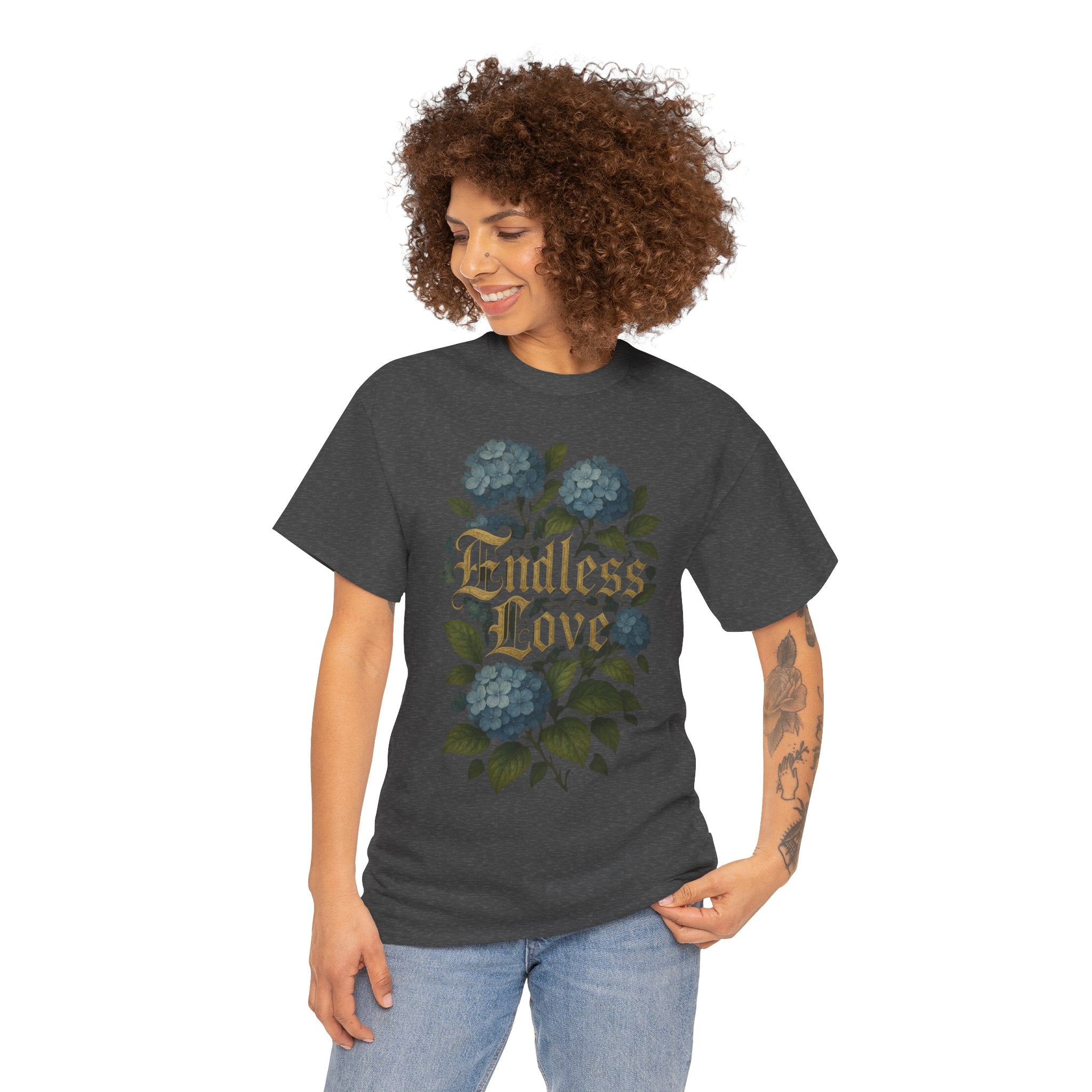 Endless Love Floral Heavy Cotton Tee