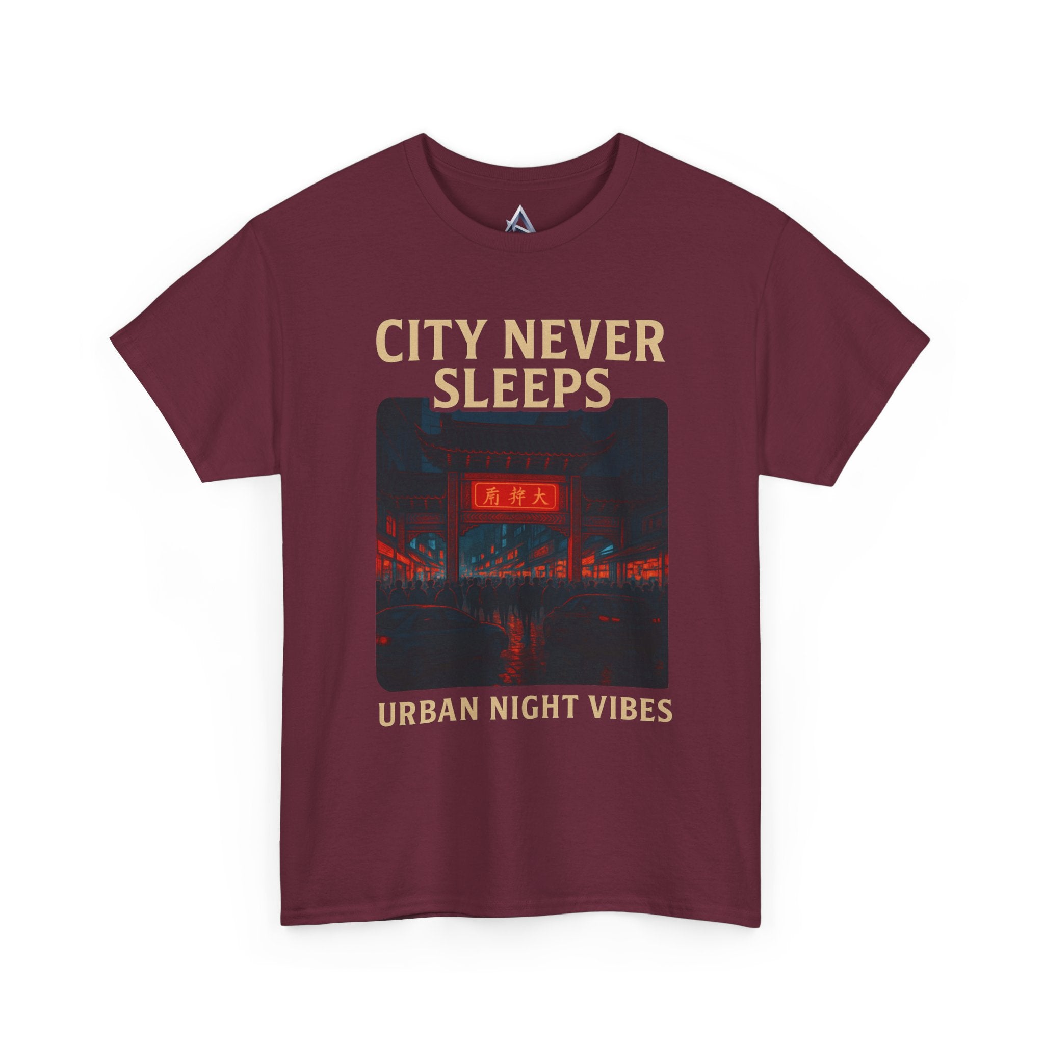 Urban City Night Vibes Unisex Heavy Cotton Tee
