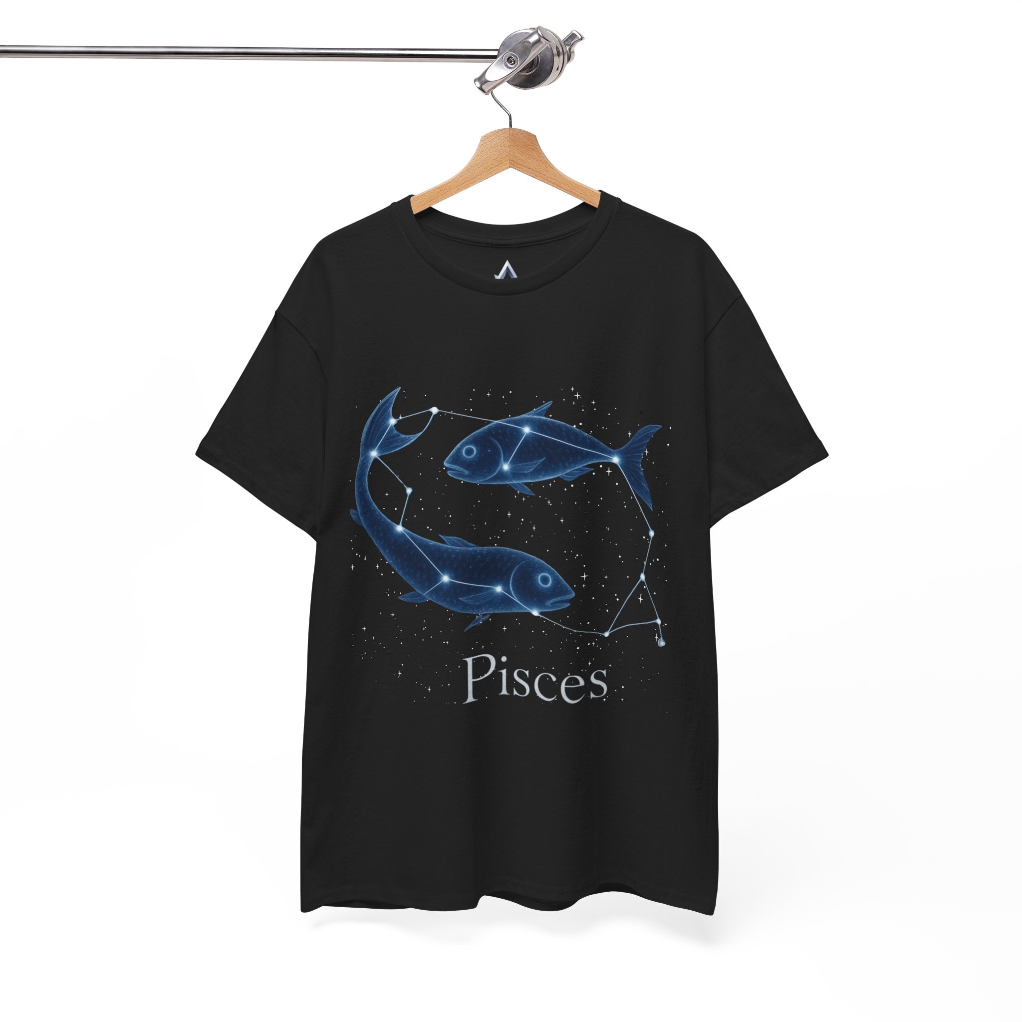 Pisces Zodiac Astrology Unisex Heavy Cotton Tee
