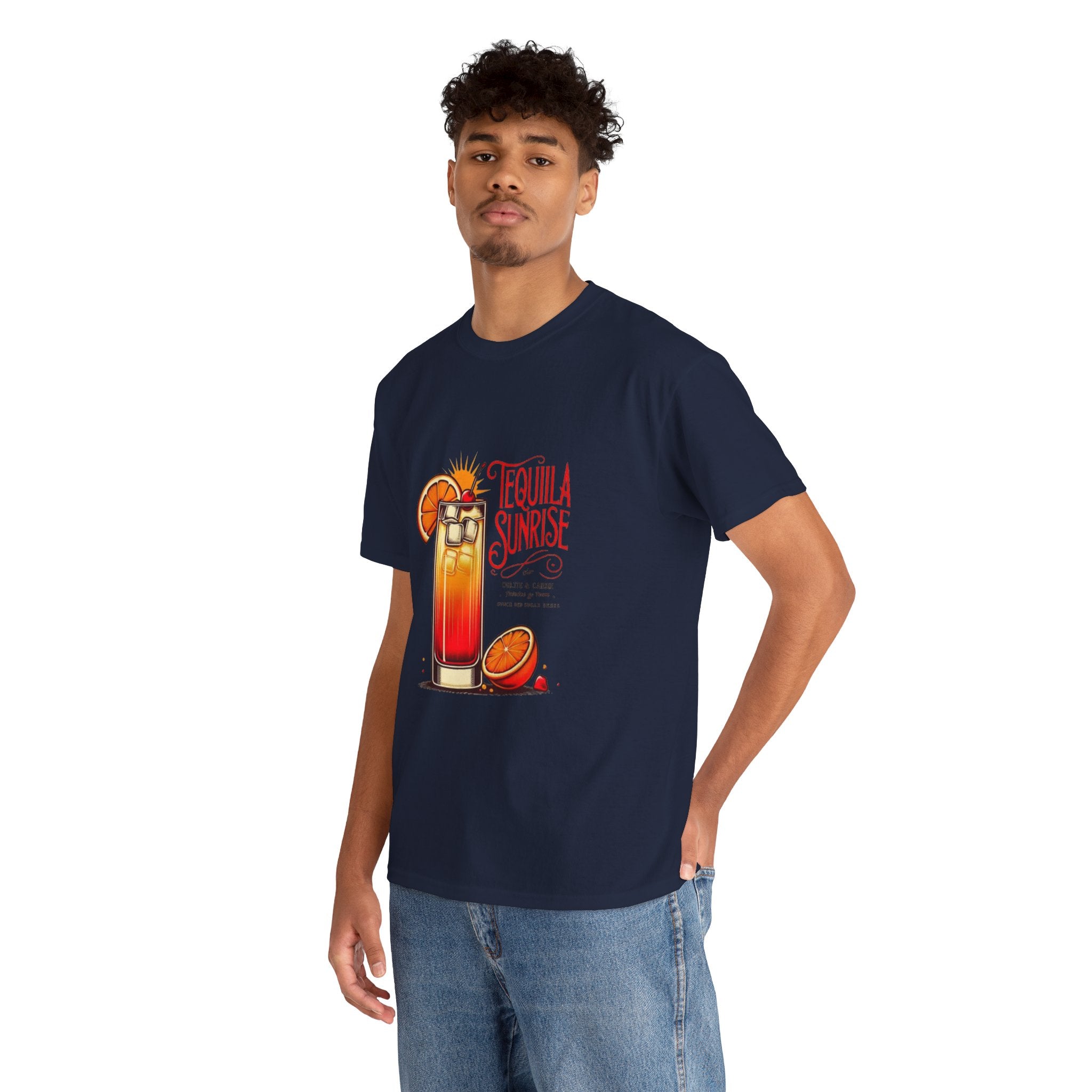 Tequila Cocktail Unisex Heavy Cotton Tee