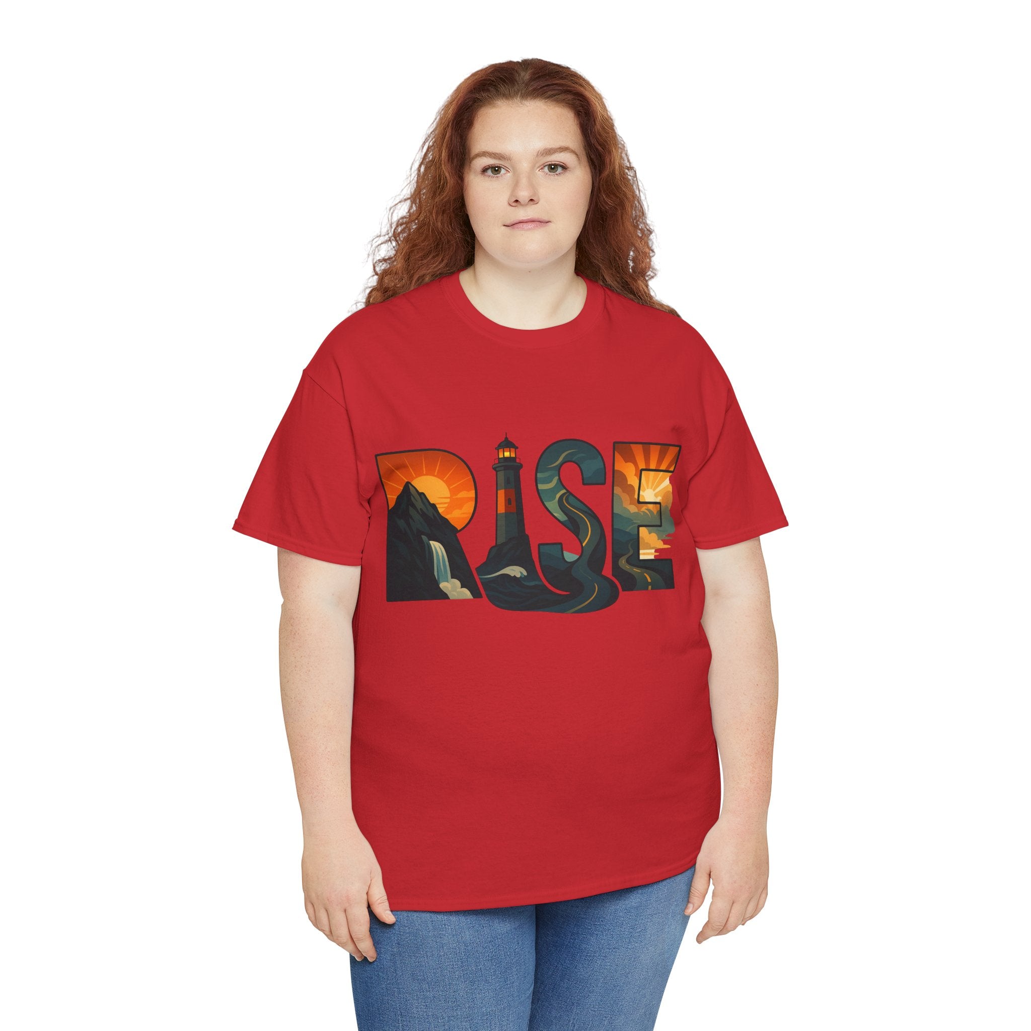 Inspire with the RISE Unisex Heavy Cotton Tee