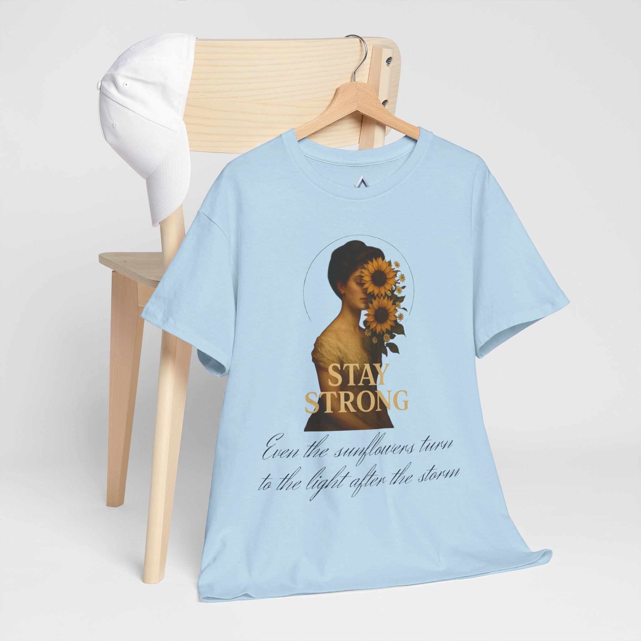 Inspirational Sunflower Heavy Cotton Tee