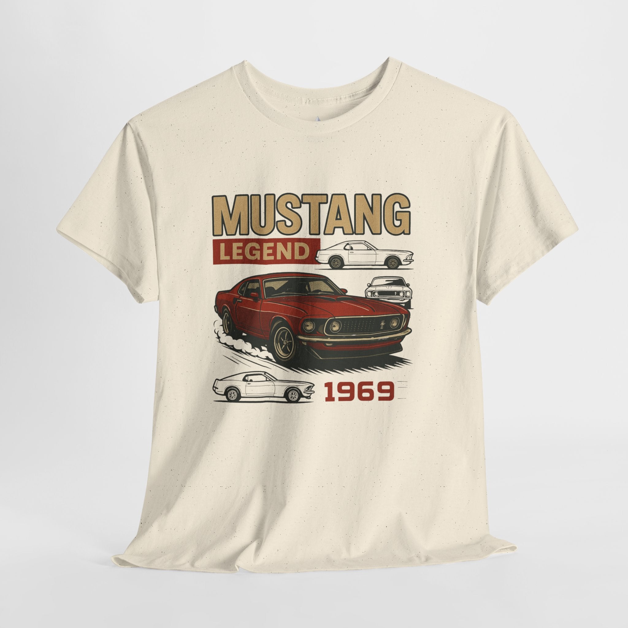 1969 Mustang Legend Unisex Heavy Cotton Tee