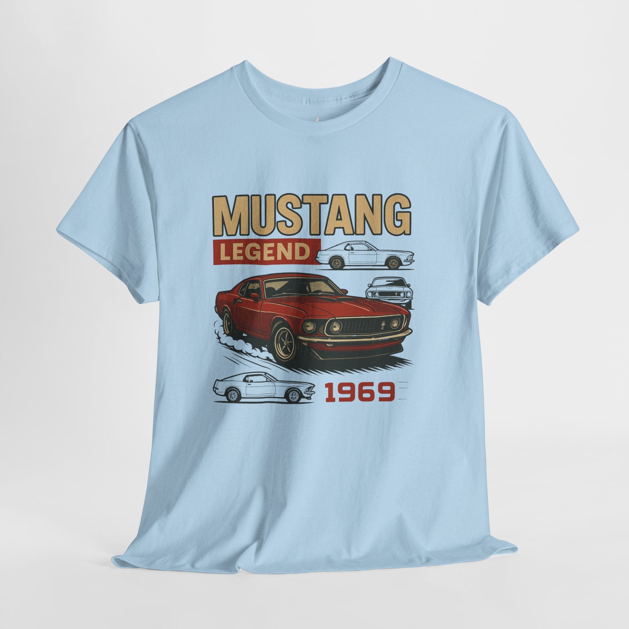 1969 Mustang Legend Unisex Heavy Cotton Tee