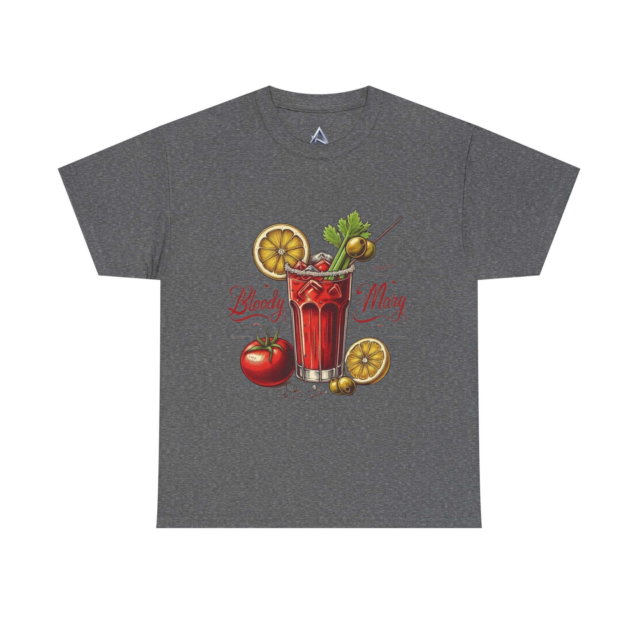 Bloody Mary Cocktail Unisex Heavy Cotton Tee