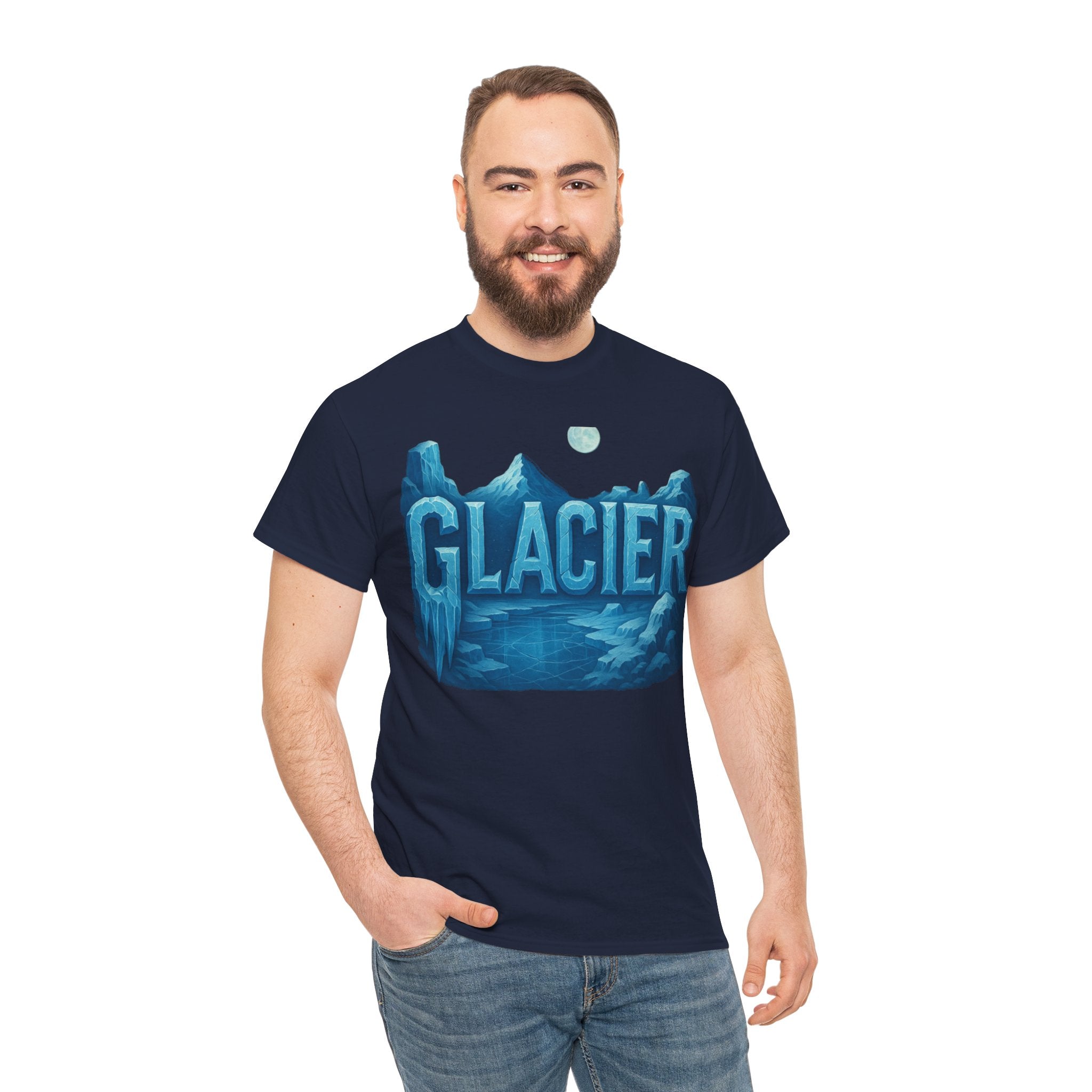 Glacier Graphic Unisex Heavy Cotton Tee