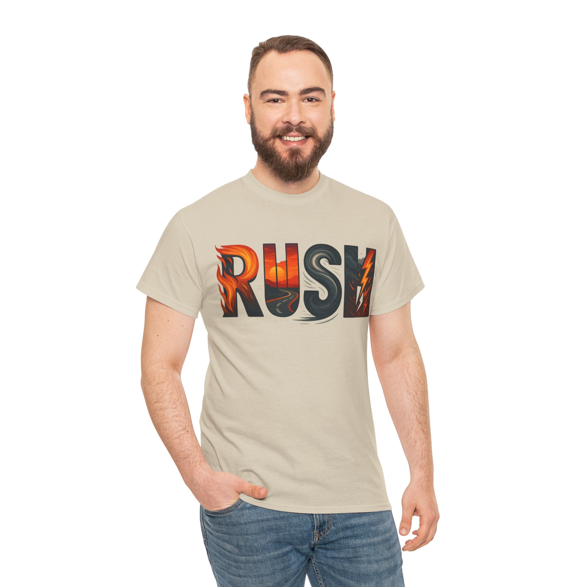 Rush Graphic Unisex Heavy Cotton Tee