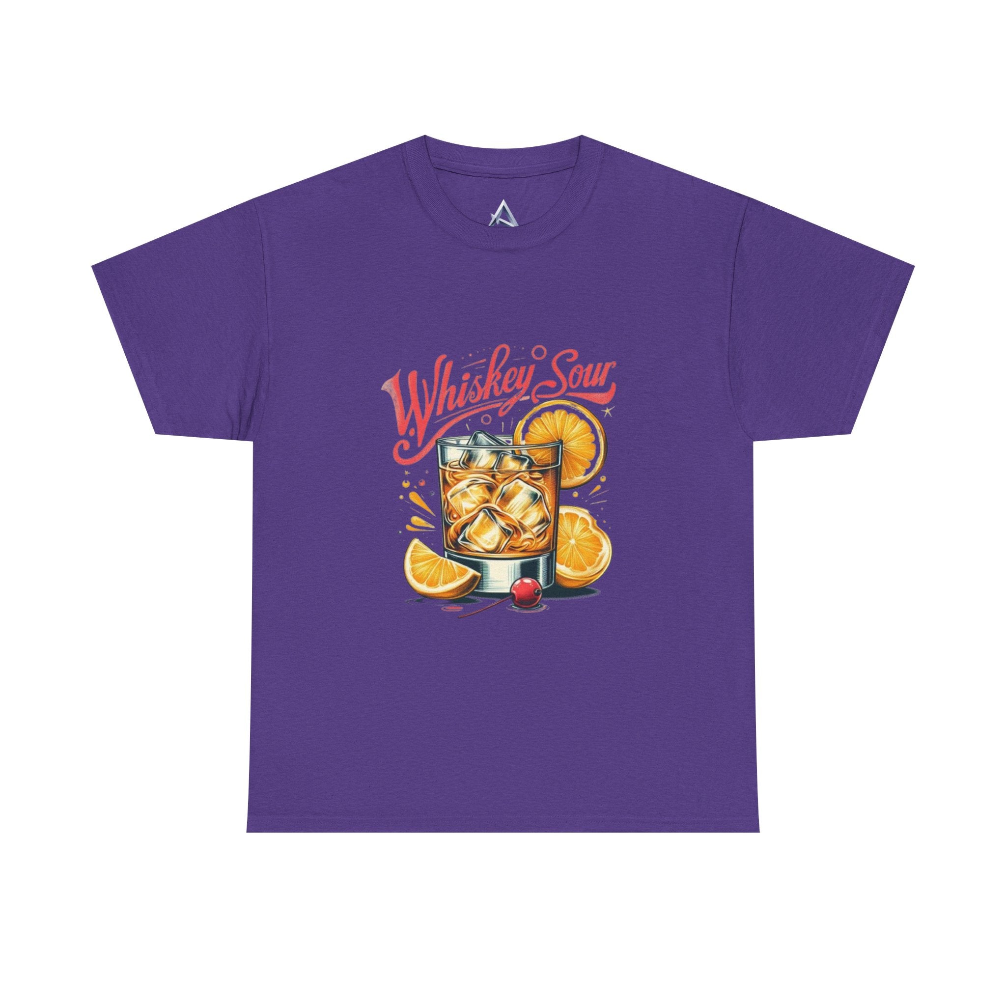 Whiskey Sour Cocktail Unisex Heavy Cotton Tee