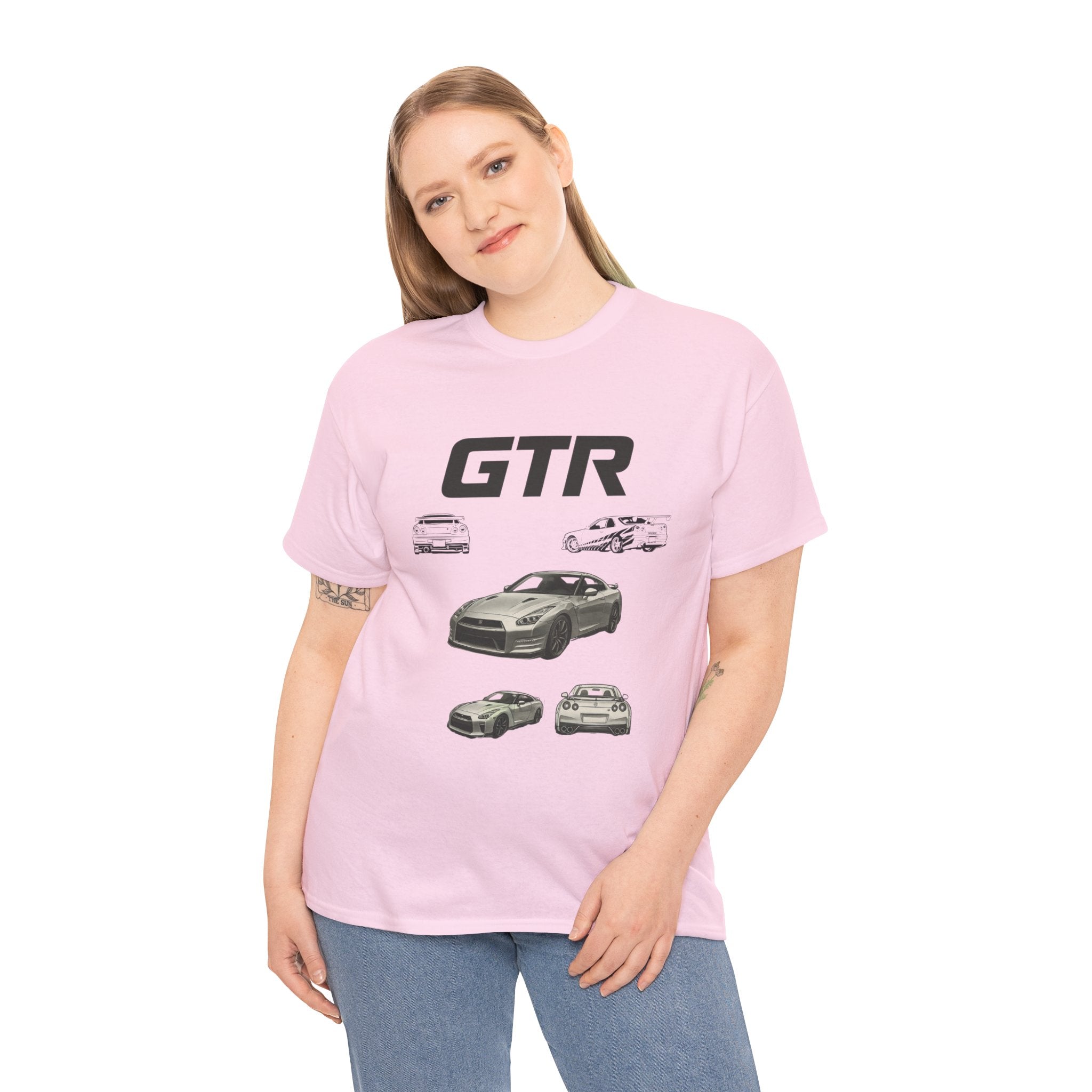 GTR Car Enthusiast Graphic Heavy Cotton Tee