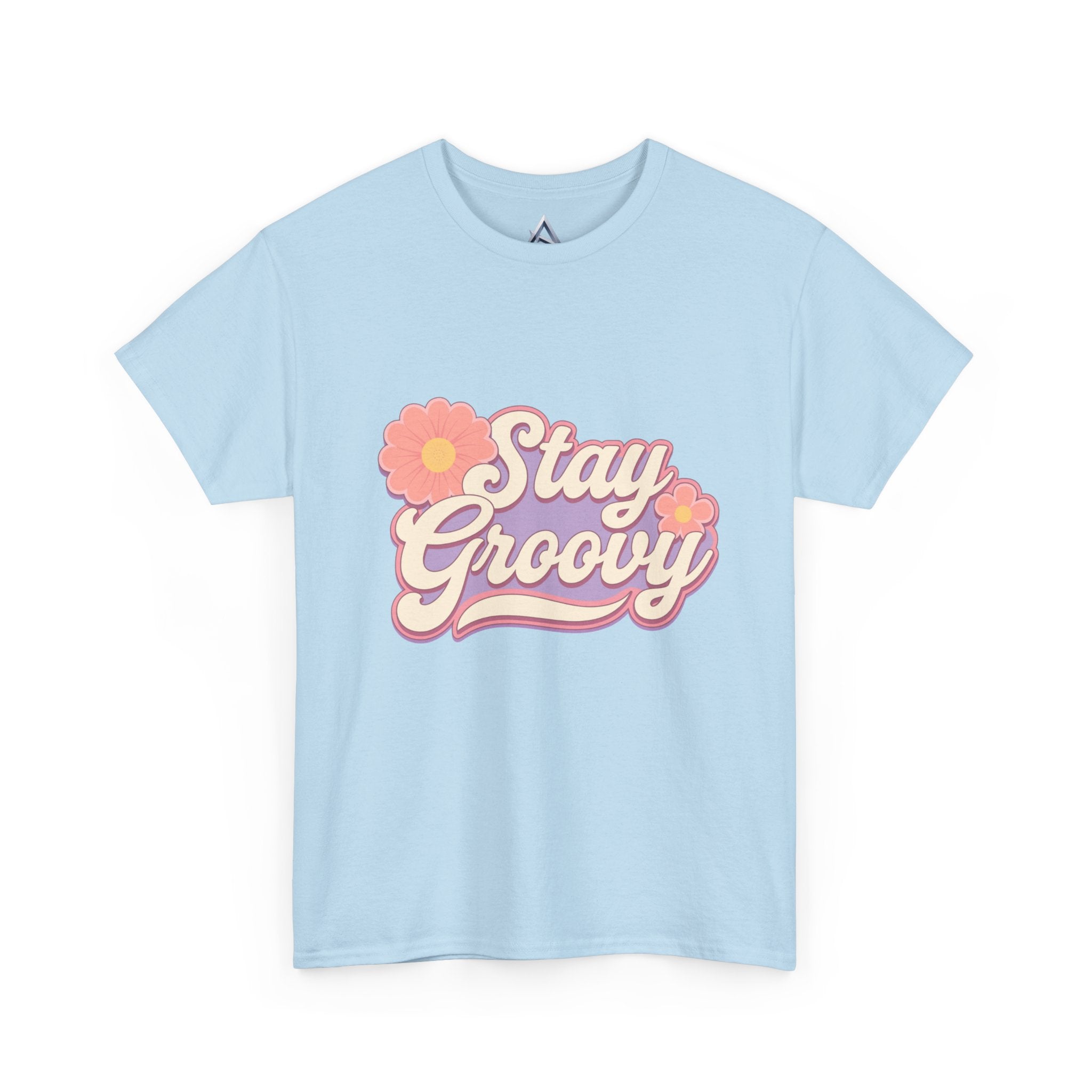 Stay Groovy Retro Unisex Heavy Cotton Tee